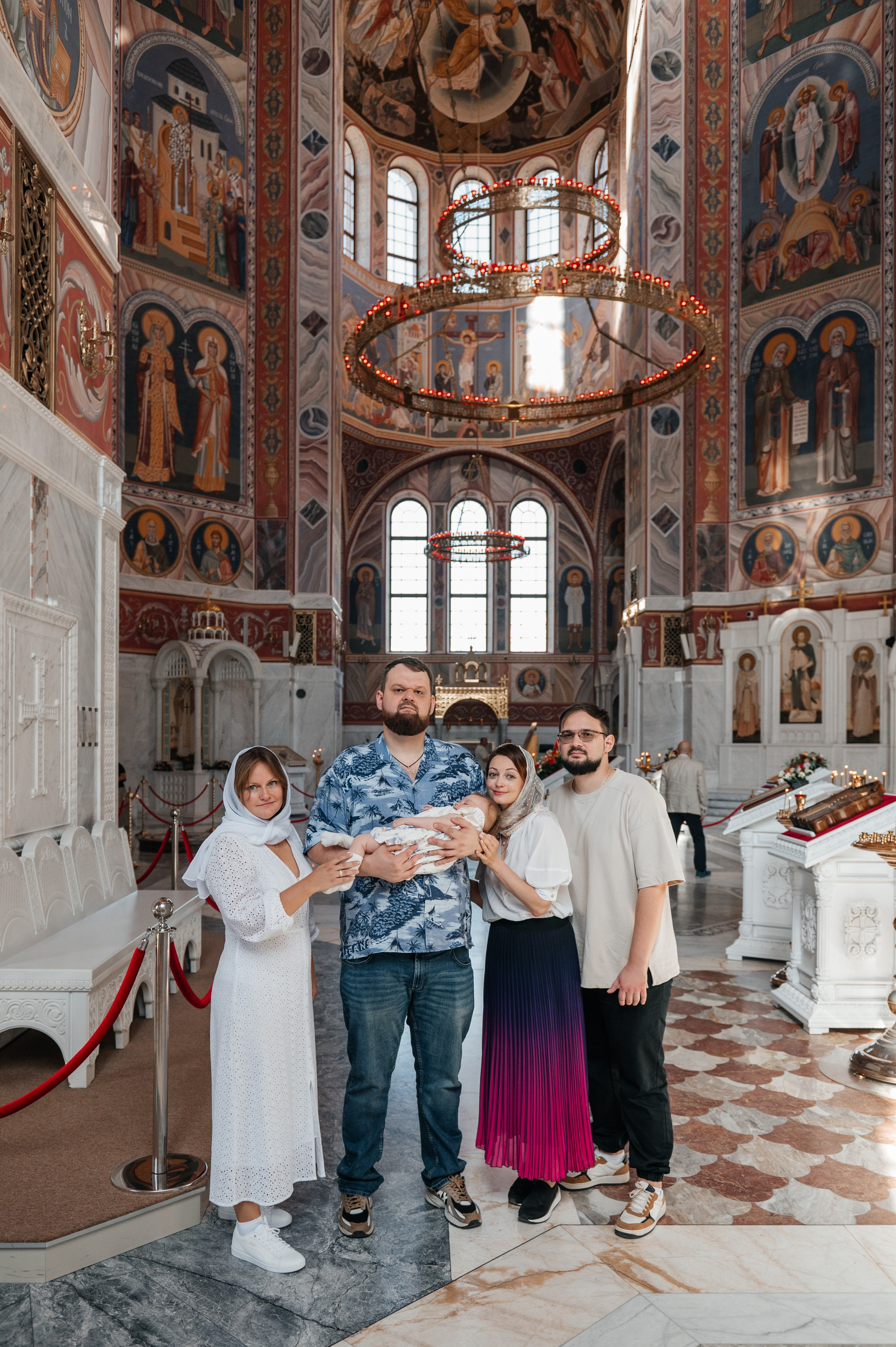 Крещение Ксении. Александро-Невский собор. Свадебный и семейный фотограф в Волгограде Семисотнова Камилла