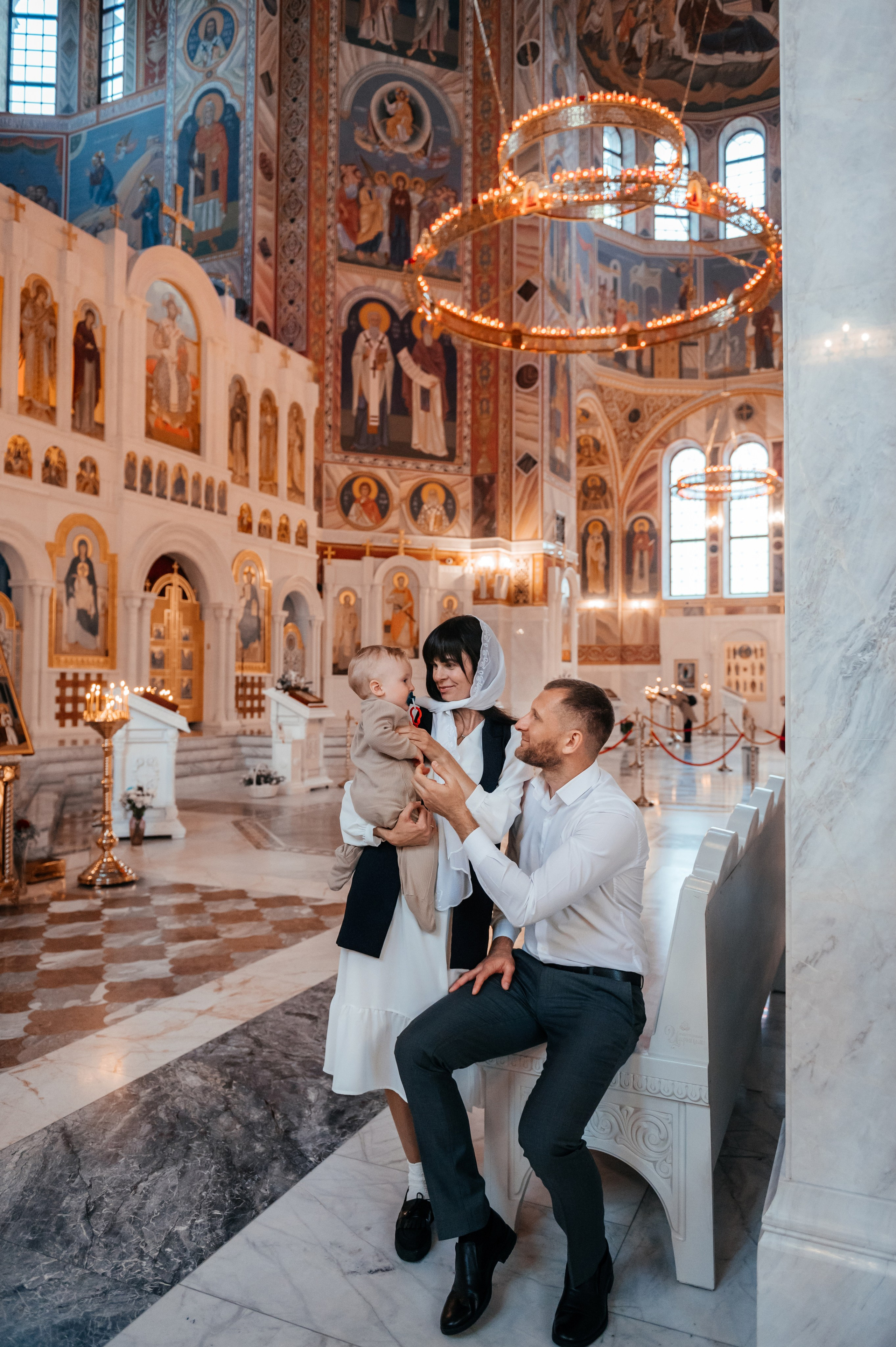 Крещение Никиты. Александро- Невский Собор. Свадебный и семейный фотограф в Волгограде Семисотнова Камилла