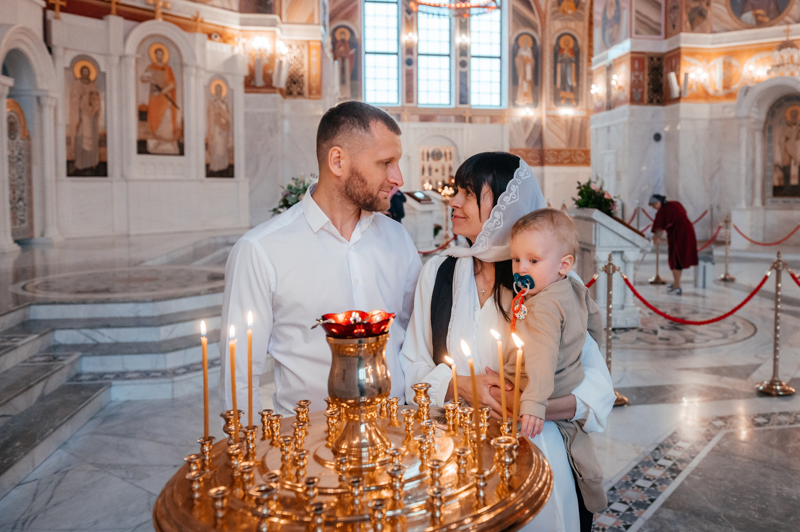 Крещение Никиты. Александро- Невский Собор. Свадебный и семейный фотограф в Волгограде Семисотнова Камилла