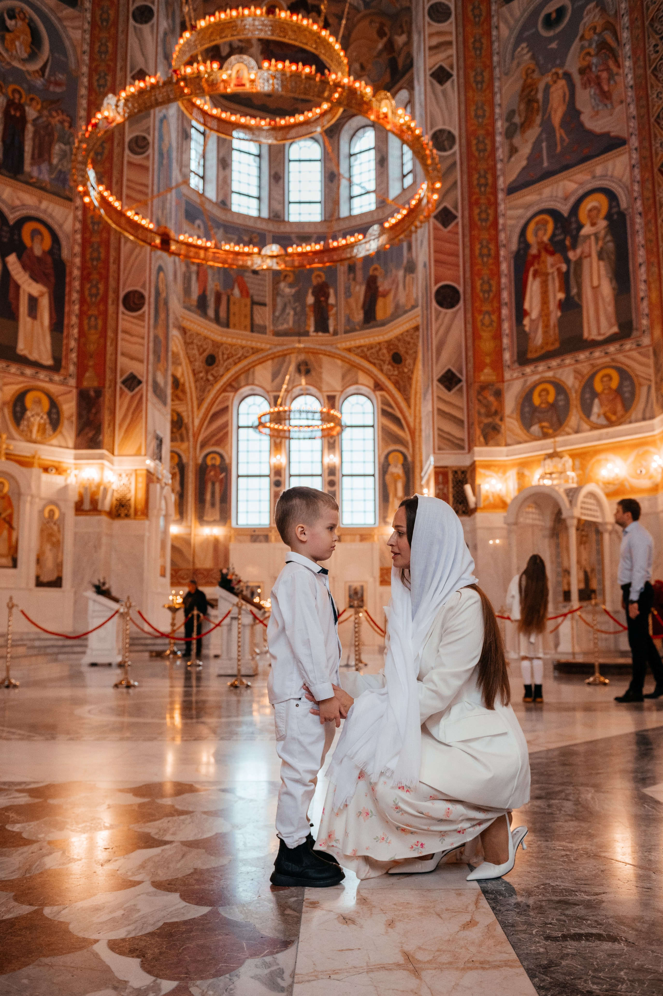Крещение Никиты. Александро- Невский Собор. Свадебный и семейный фотограф в Волгограде Семисотнова Камилла