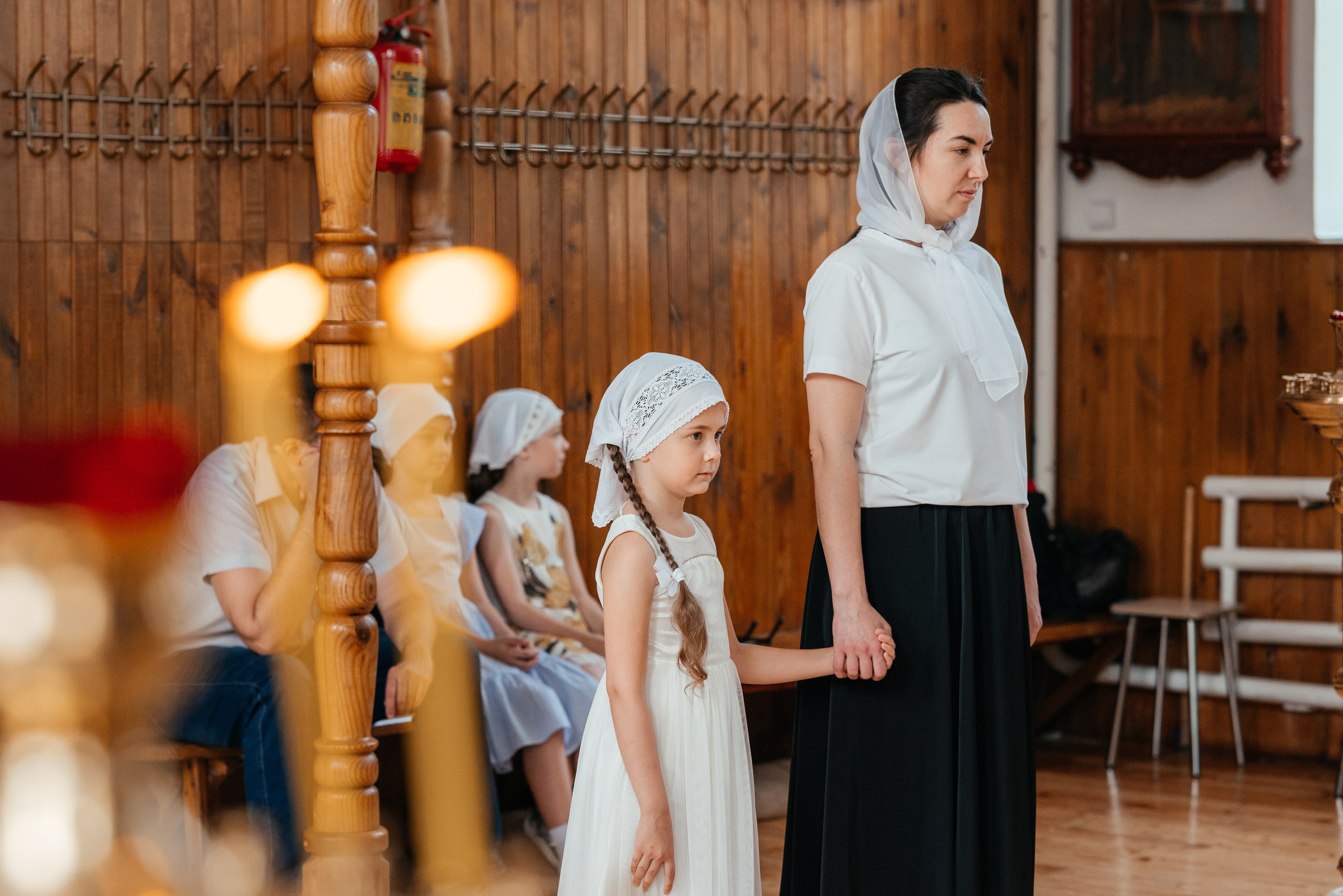 Крещение Киры. Храм Святителя Николая Чудотворца. Краснослободск. Свадебный и семейный фотограф в Волгограде Семисотнова Камилла