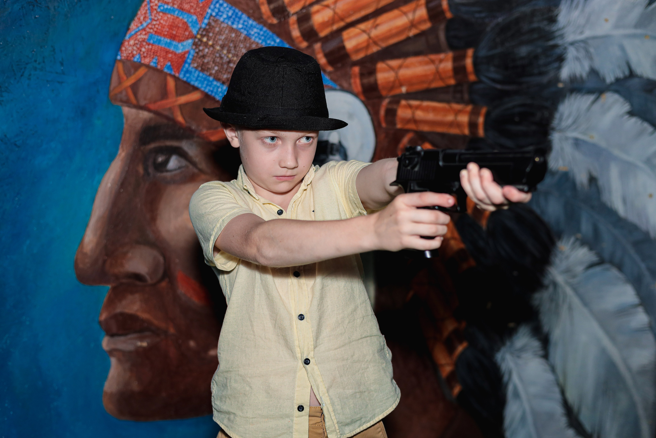 День рождение в стрелковом клубе. Фотограф Надршина Лилия