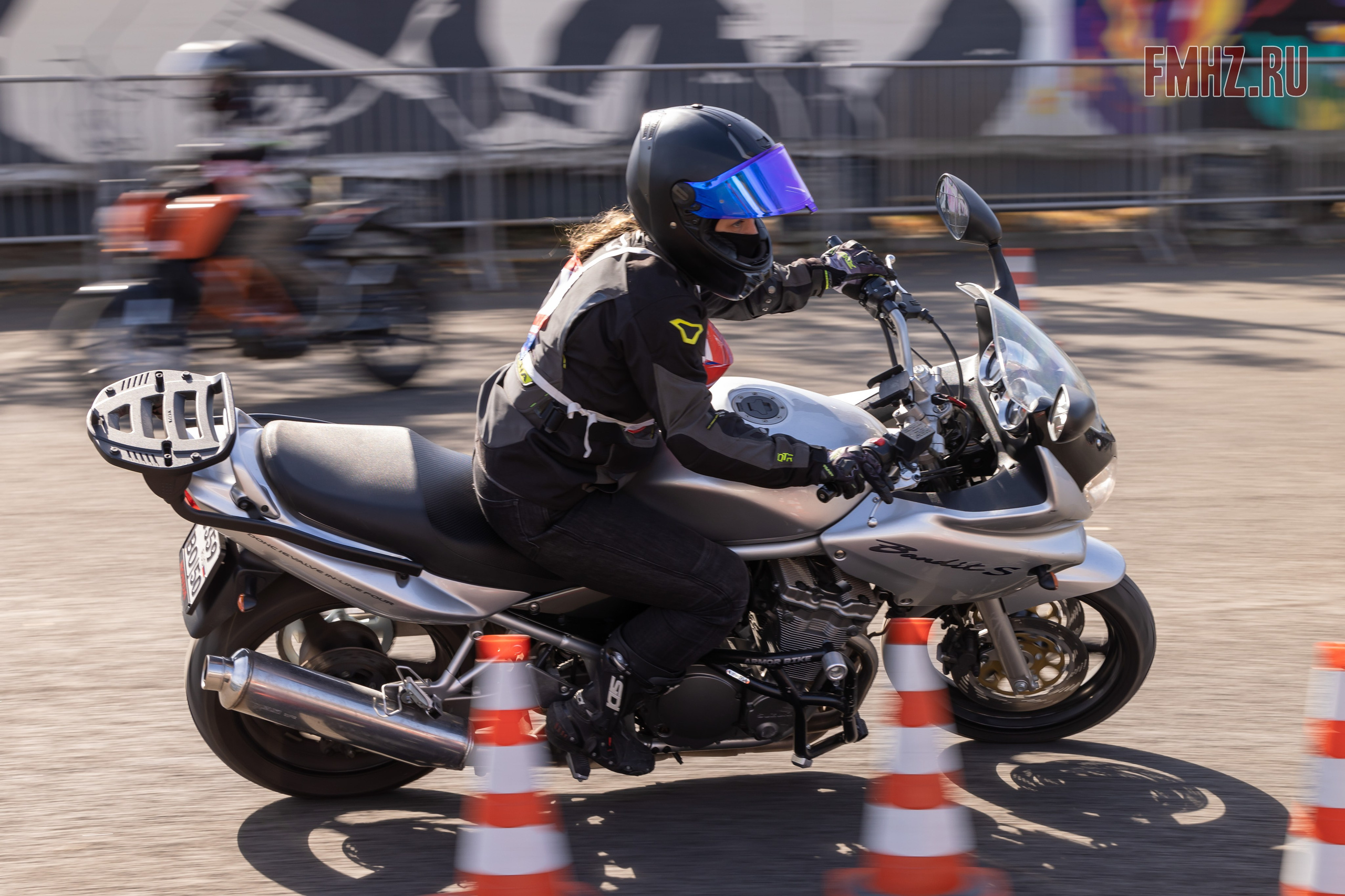 Соревнования по мотоджимхане на площадке Мосгортранс 15.09.2024. Фотограф Владимир Охрименко