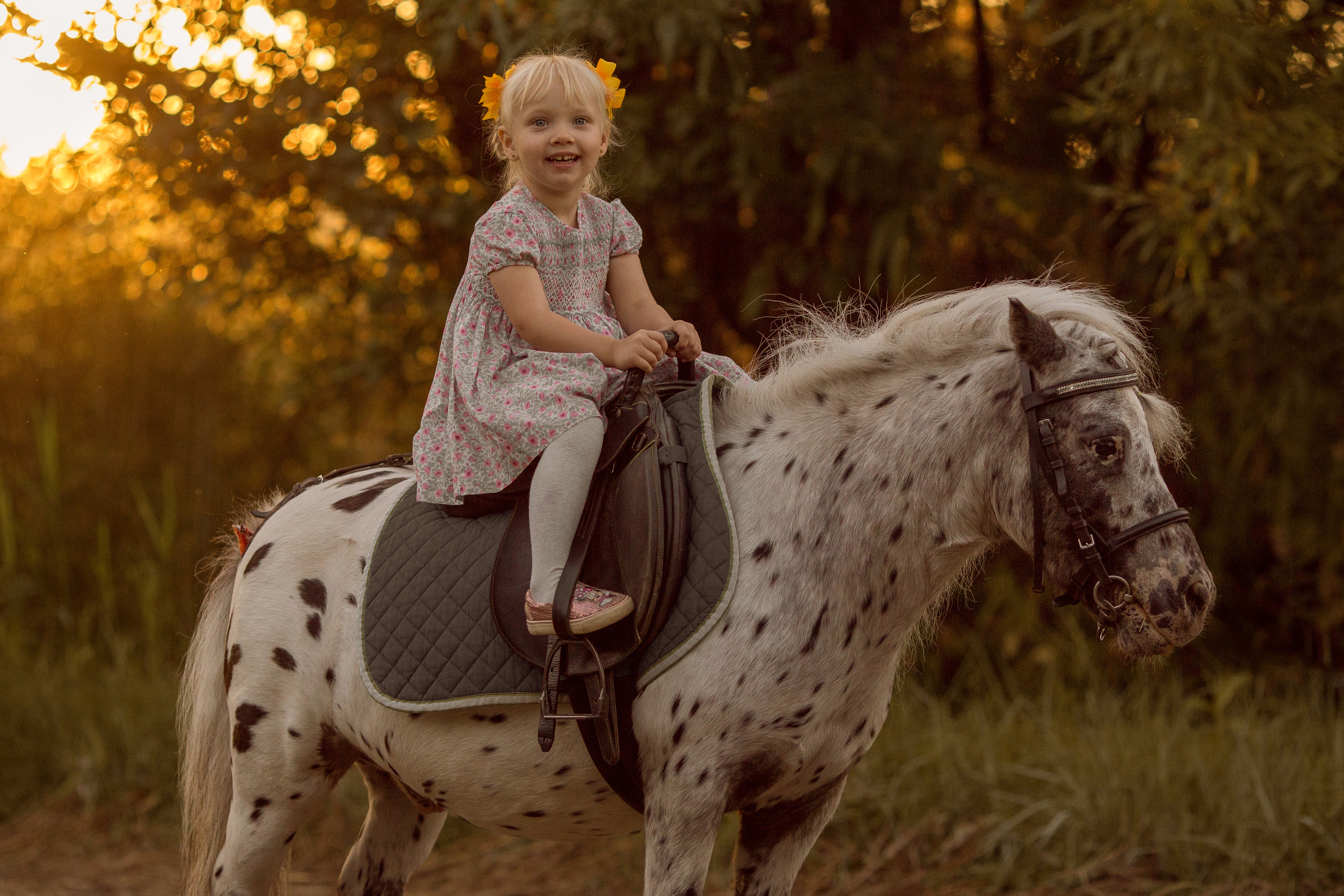 Фотосессия для ребенка 3 лет с пони