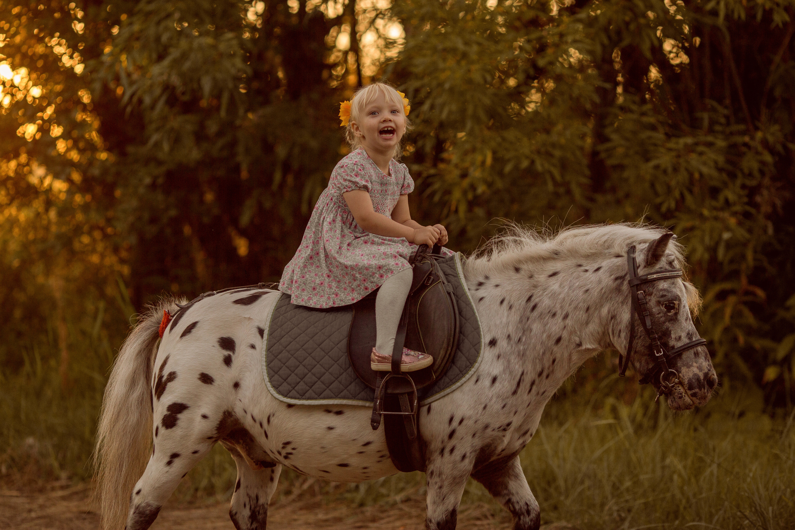 Фотосессия для ребенка 3 лет с пони