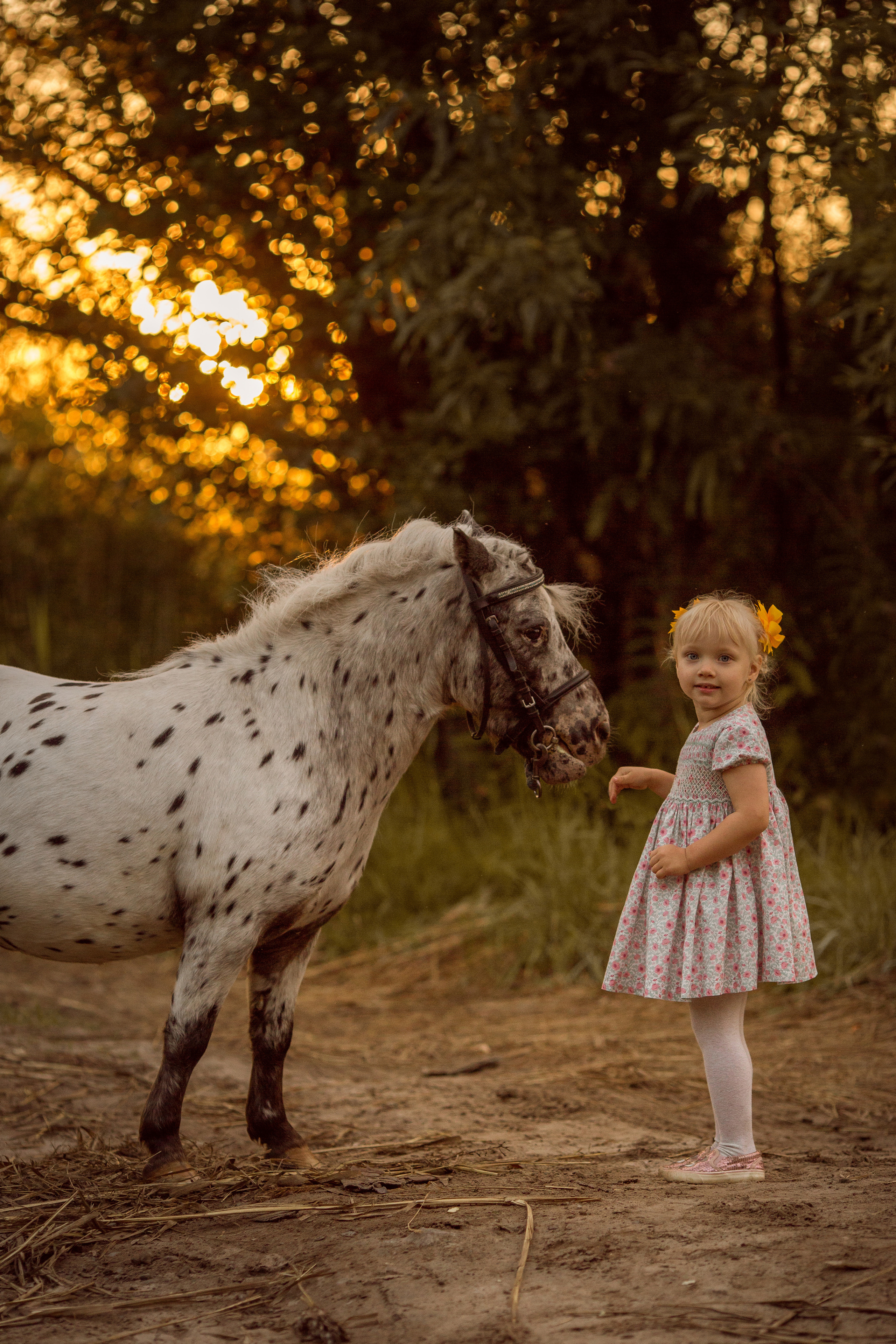 Фотосессия для ребенка 3 лет с пони