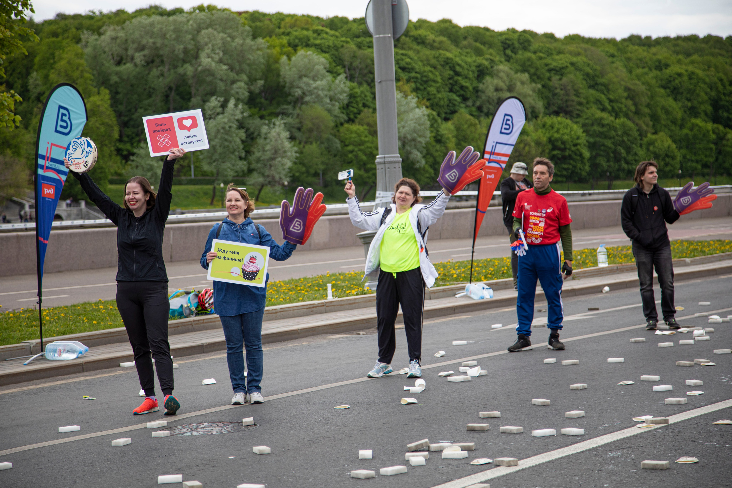 Московский полумарафон, 14 мая 2023 года. Фотограф Сергей Ловкий