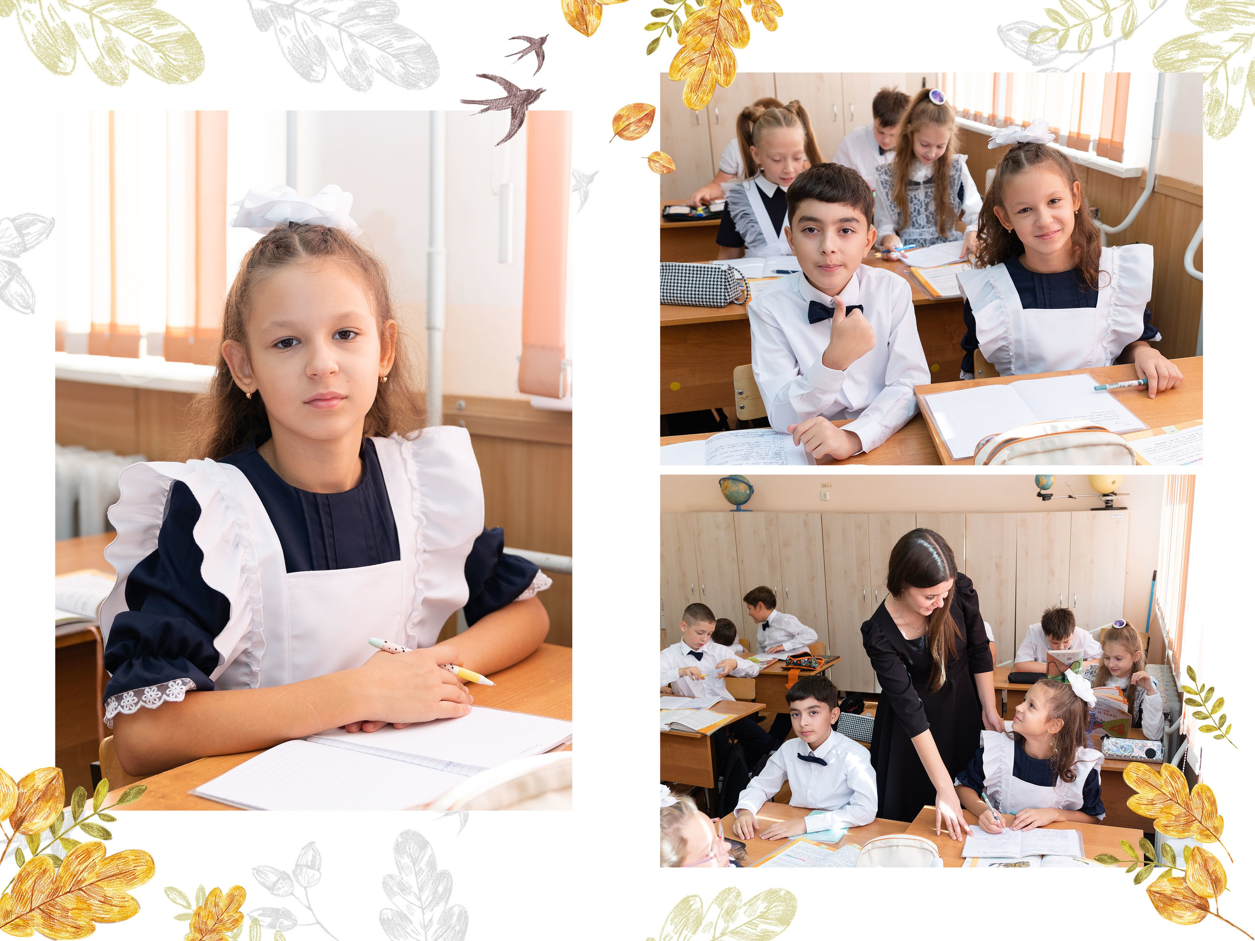 Выпускные альбомы для начальной школы (1-4 классы) в Нижнем Новгороде. Лапшина Юлия — школьный фотограф в Нижнем Новгороде. Выпускные альбомы