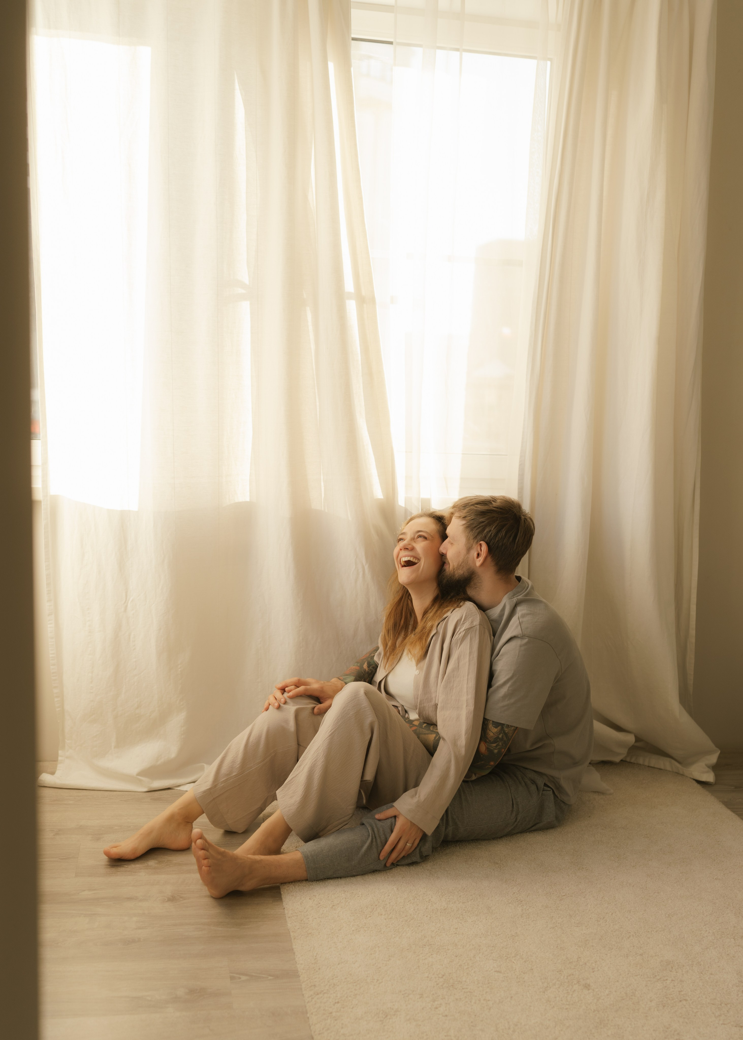 Катя и Андрей | домашняя. Фотограф в Новосибирске Диана Ильиных