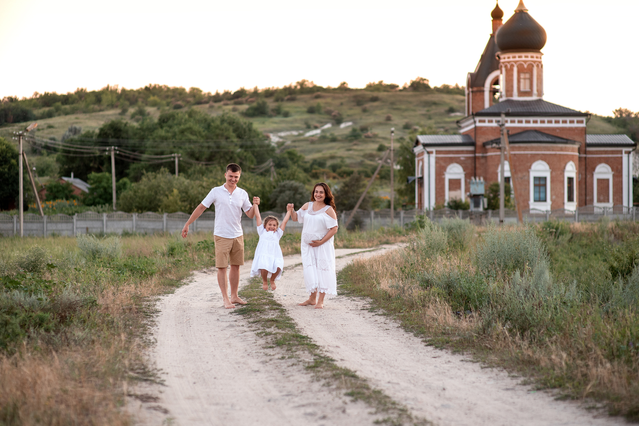 Анастасия, Евгений и Ева. Семейный и детский фотограф Наталья Горда