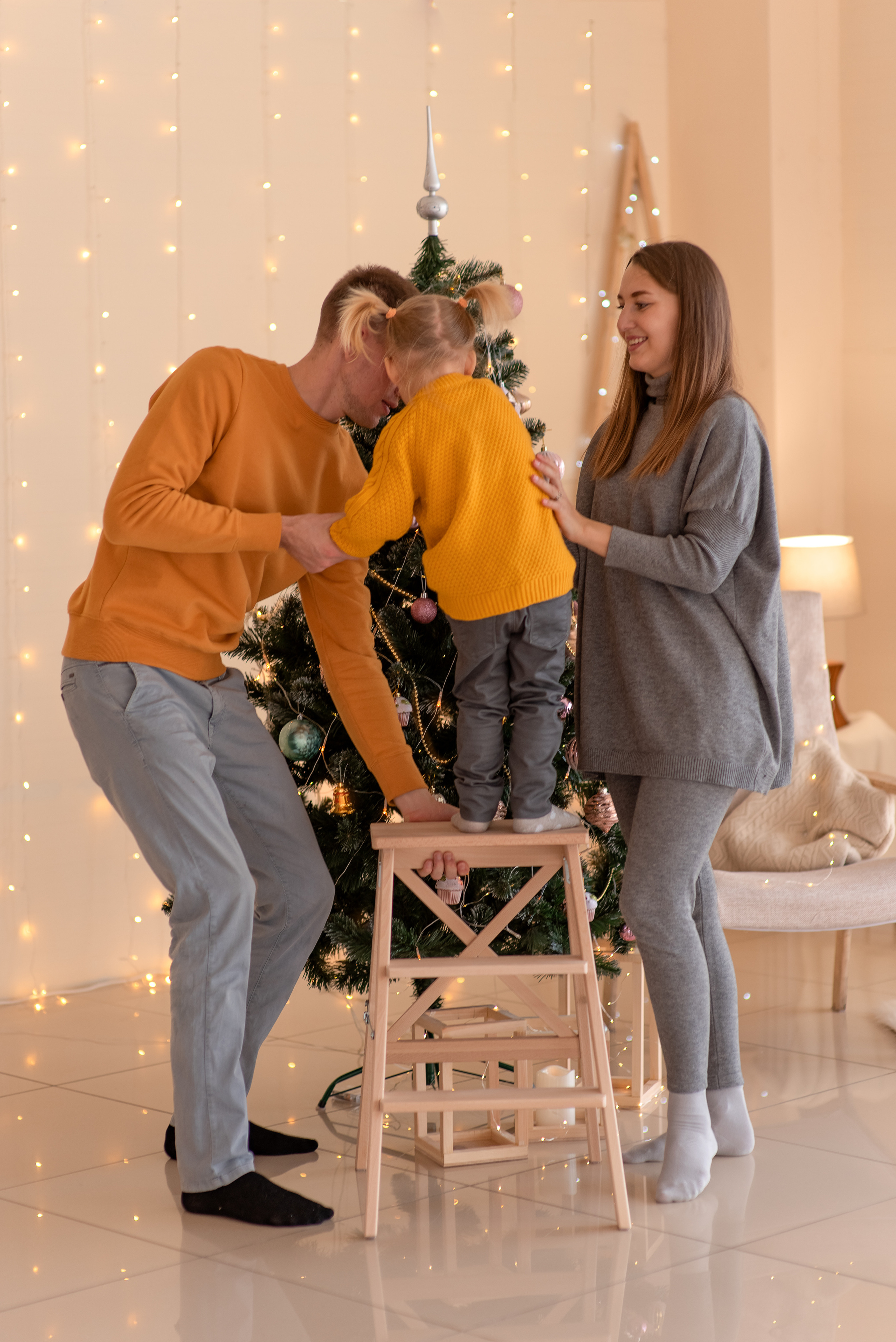 Красивая, новогодняя история 2021. Семейный и детский фотограф Наталья Горда