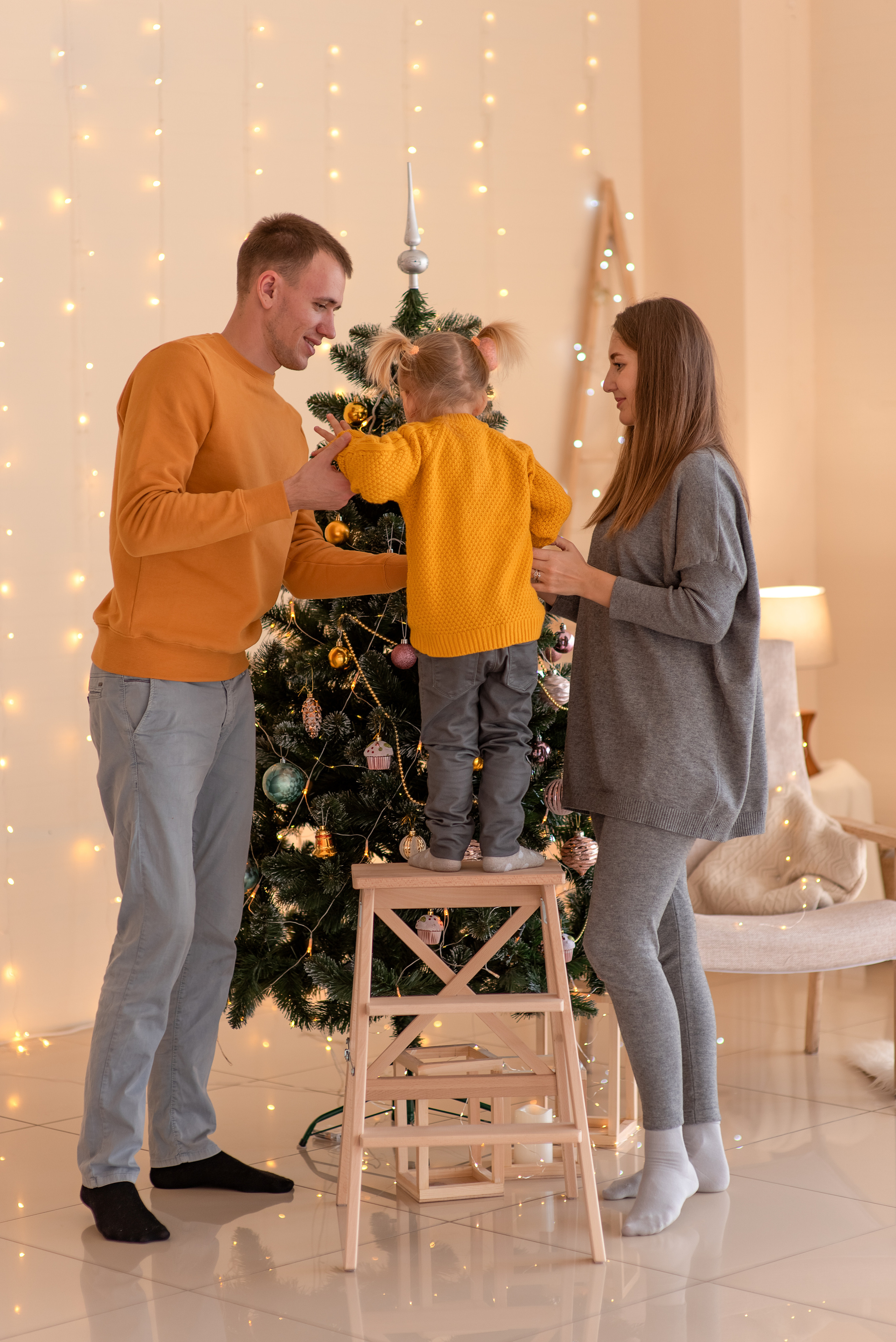 Красивая, новогодняя история 2021. Семейный и детский фотограф Наталья Горда