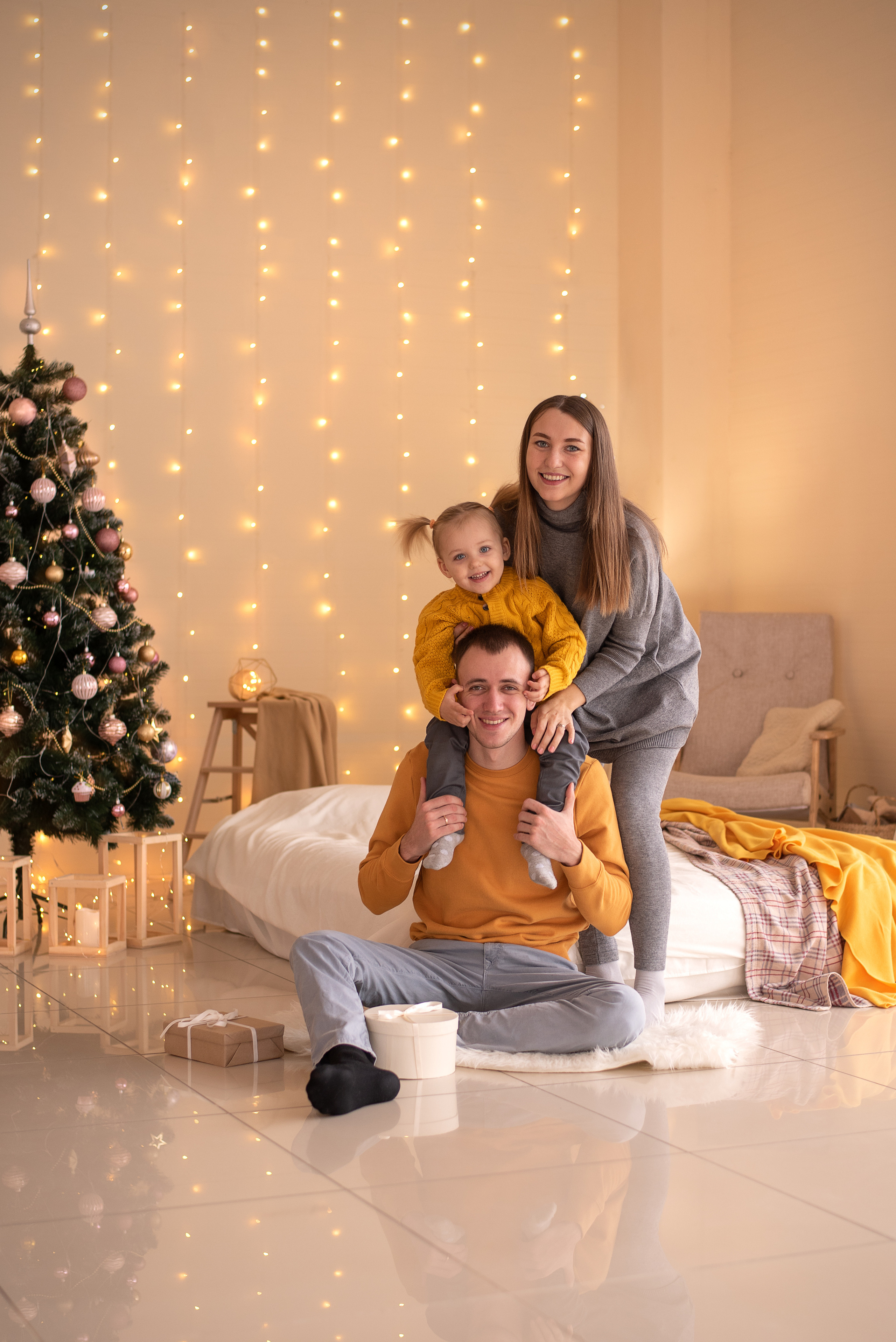 Красивая, новогодняя история 2021. Семейный и детский фотограф Наталья Горда