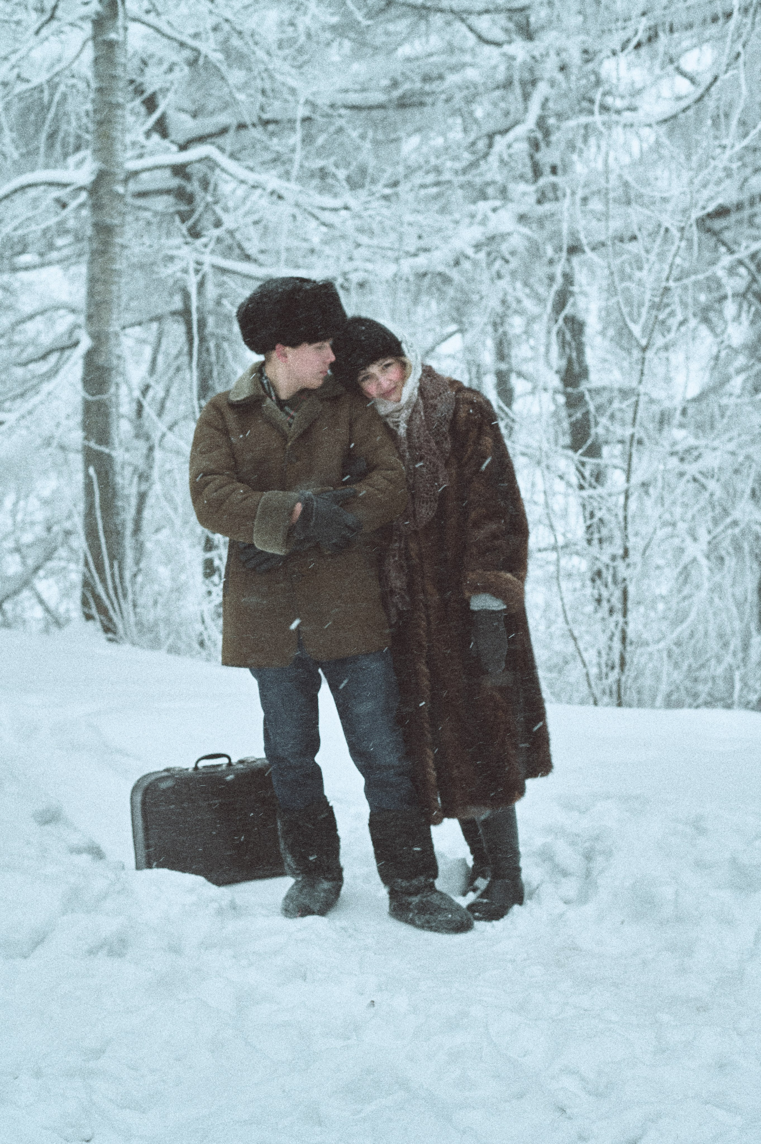 Арина и Кирилл. Вьюга. Женский фотограф в Череповце Даша Акулич