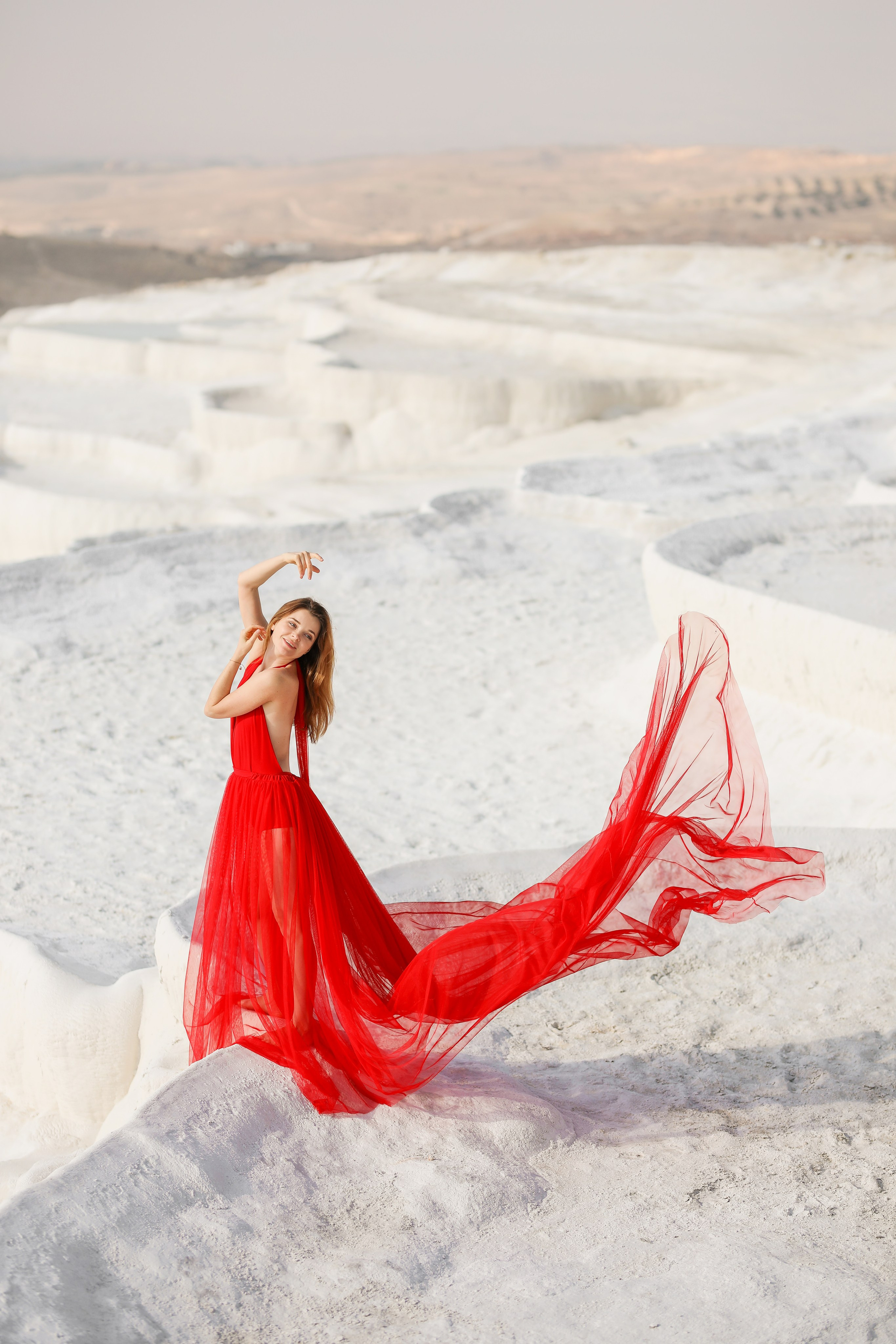 Photoshooting in Pamukkale