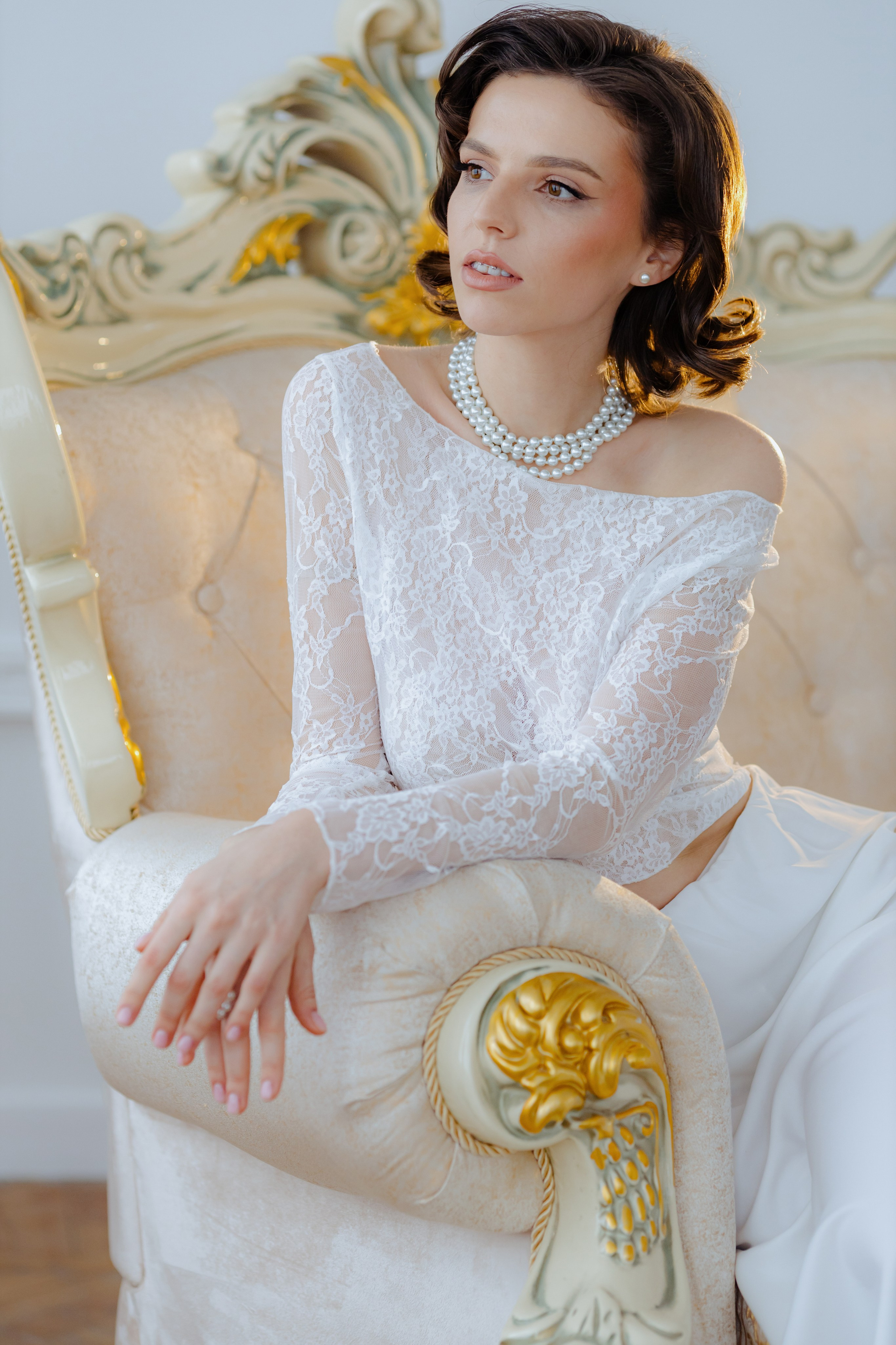 Свадебная творческая съемка в студии