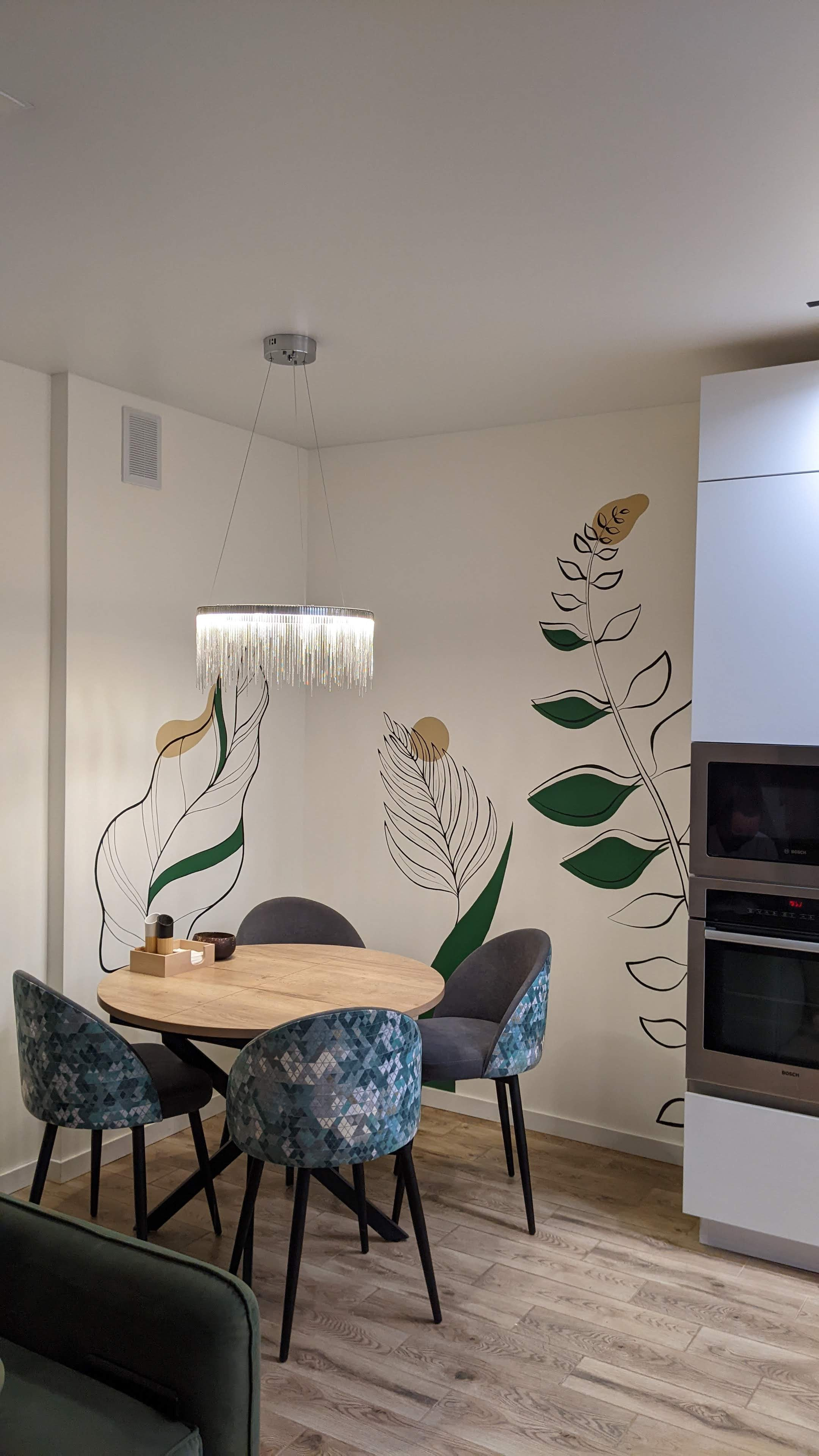 Роспись столовой зоны. Lana Photo Design