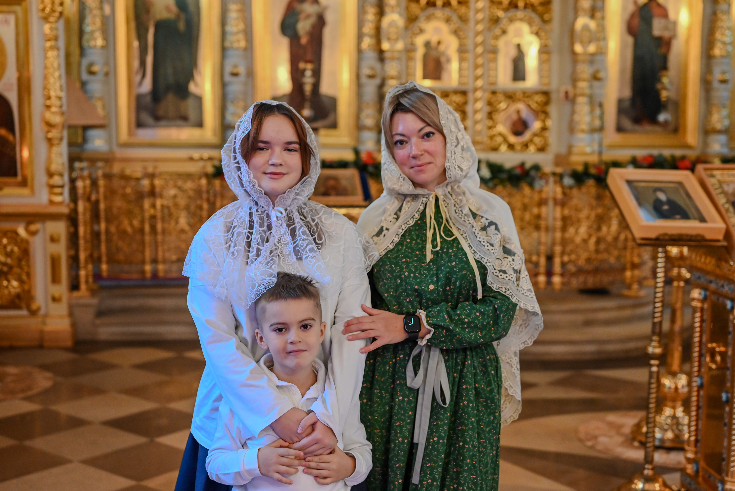 Крещение Совхоз Ленина. Семейный и детский фотограф Москва