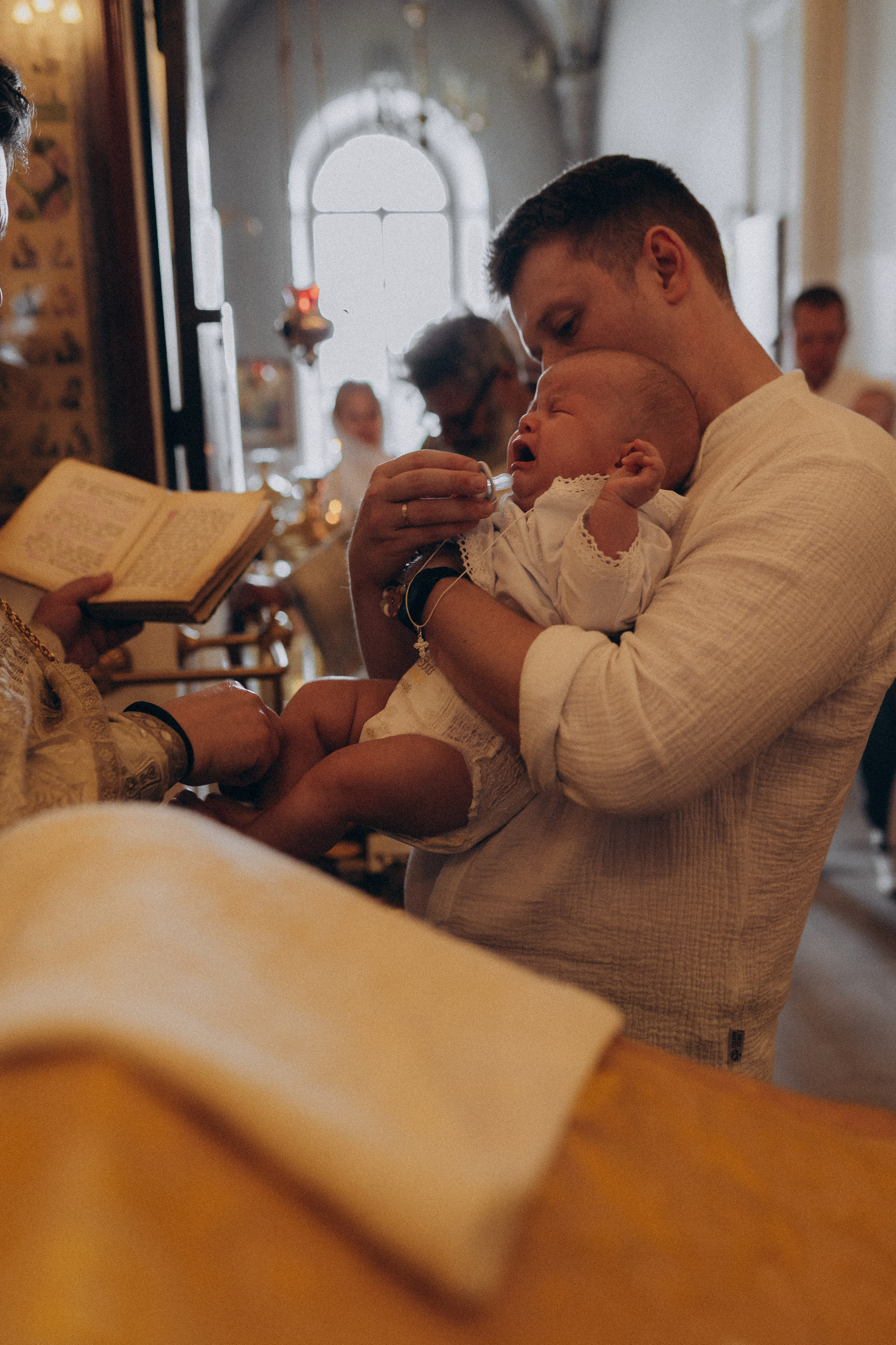 Крещение Димы. Фотограф Торопец Кристина Абрамова Kanwellia photography