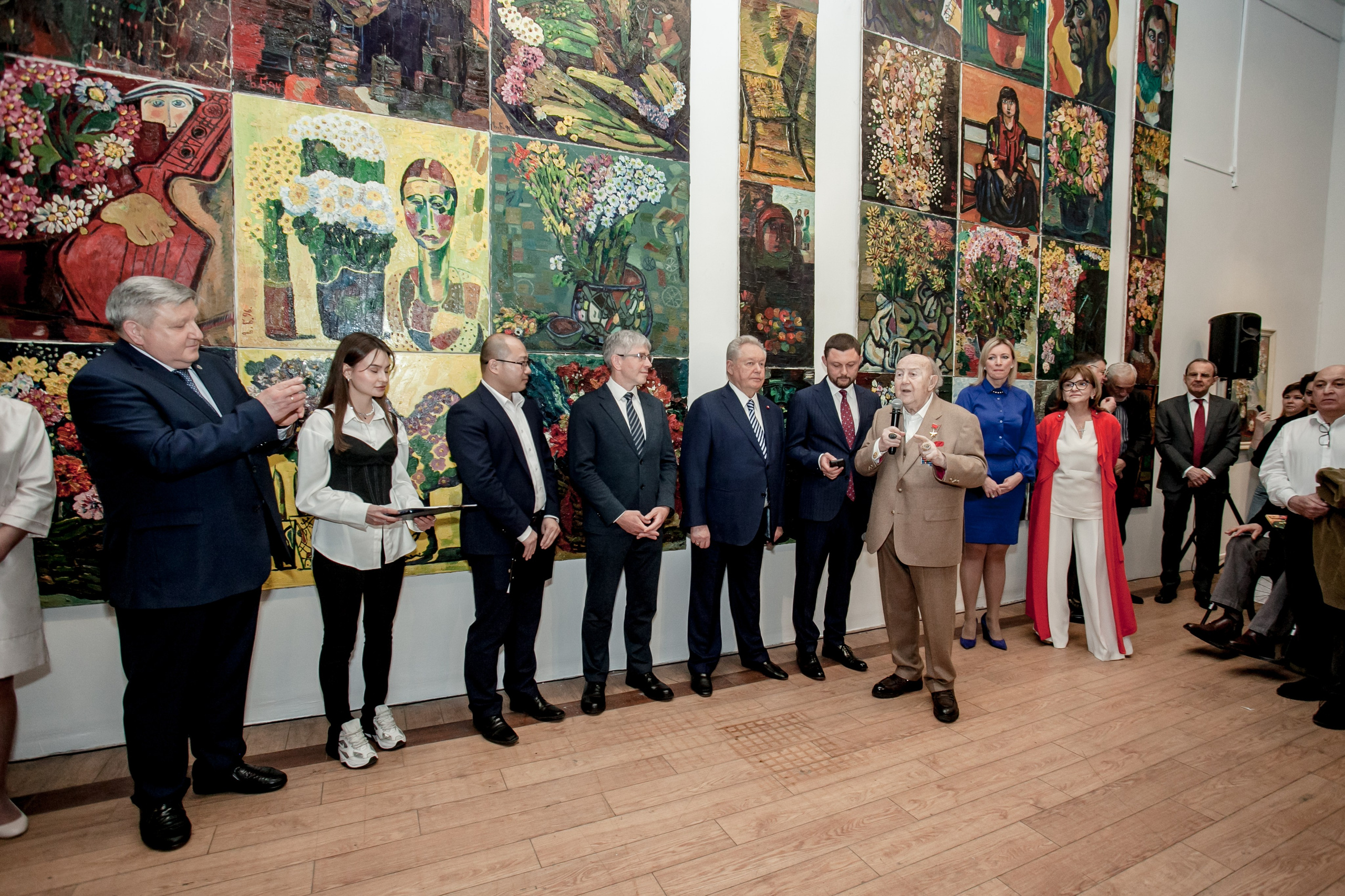 Открытие выставки Зураба Церетели. Art photographer Nino