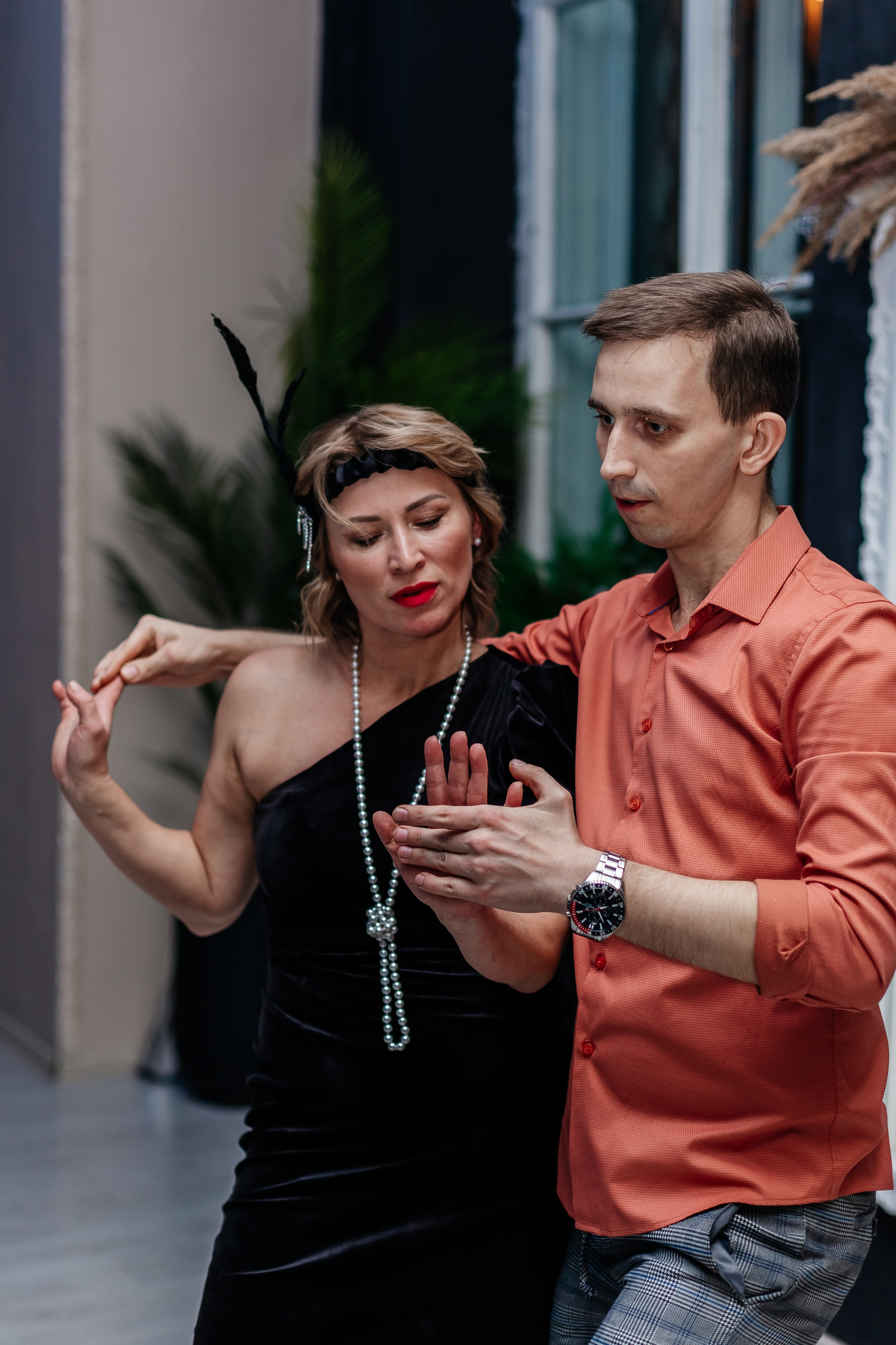 Новогодняя танцевальная хастл-вечеринка в стиле Гетсби. Фотограф Краснодар Марго Хелбен