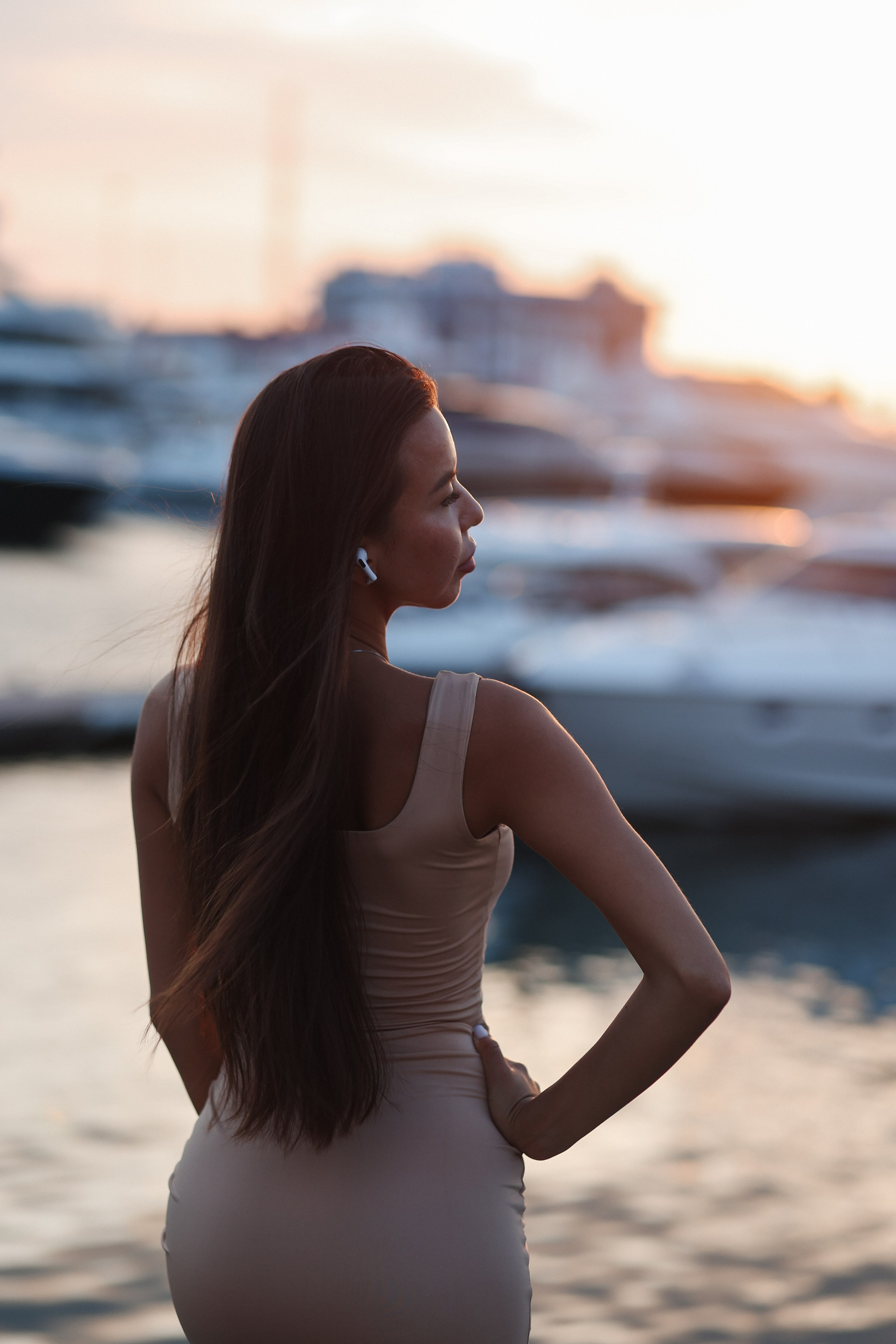 Закат. Морской Порт. Сочи. Портретный фотограф Москва