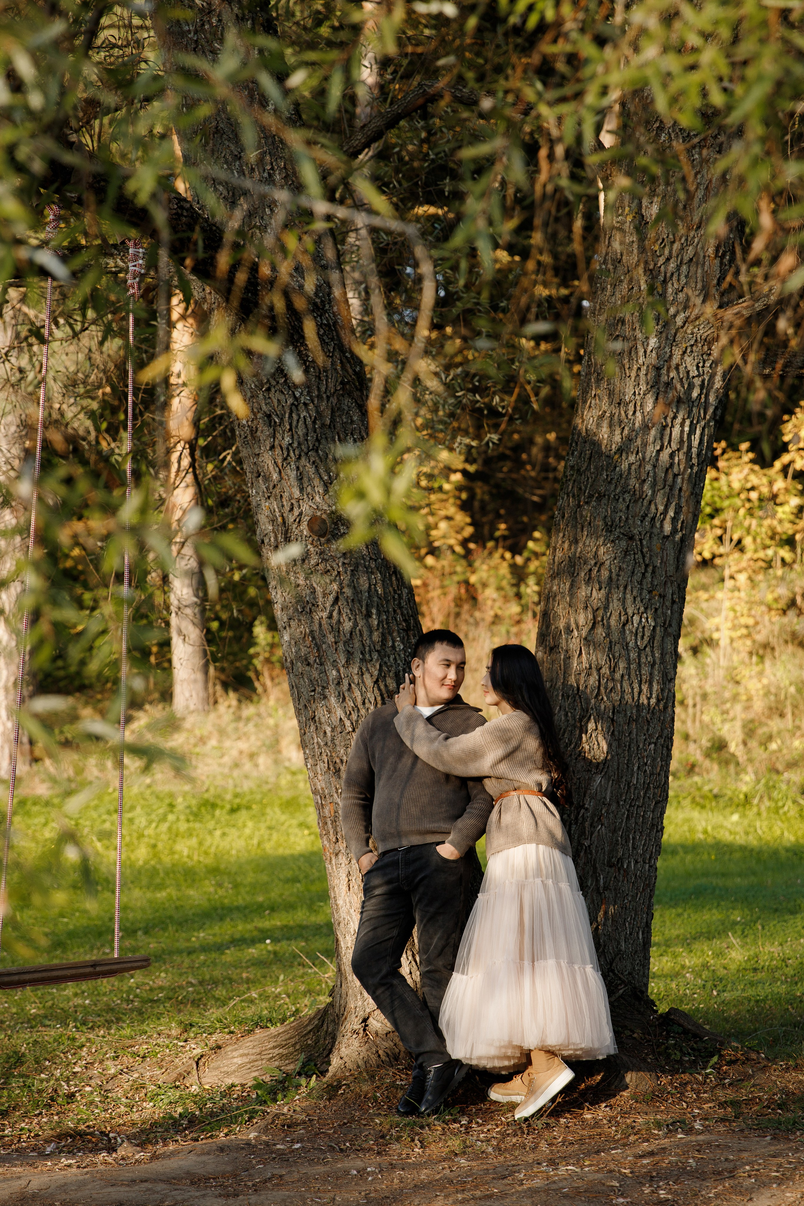 Осенняя семейная фотосессия в усадьбе Валуево. Фотограф Александра Сыщенко