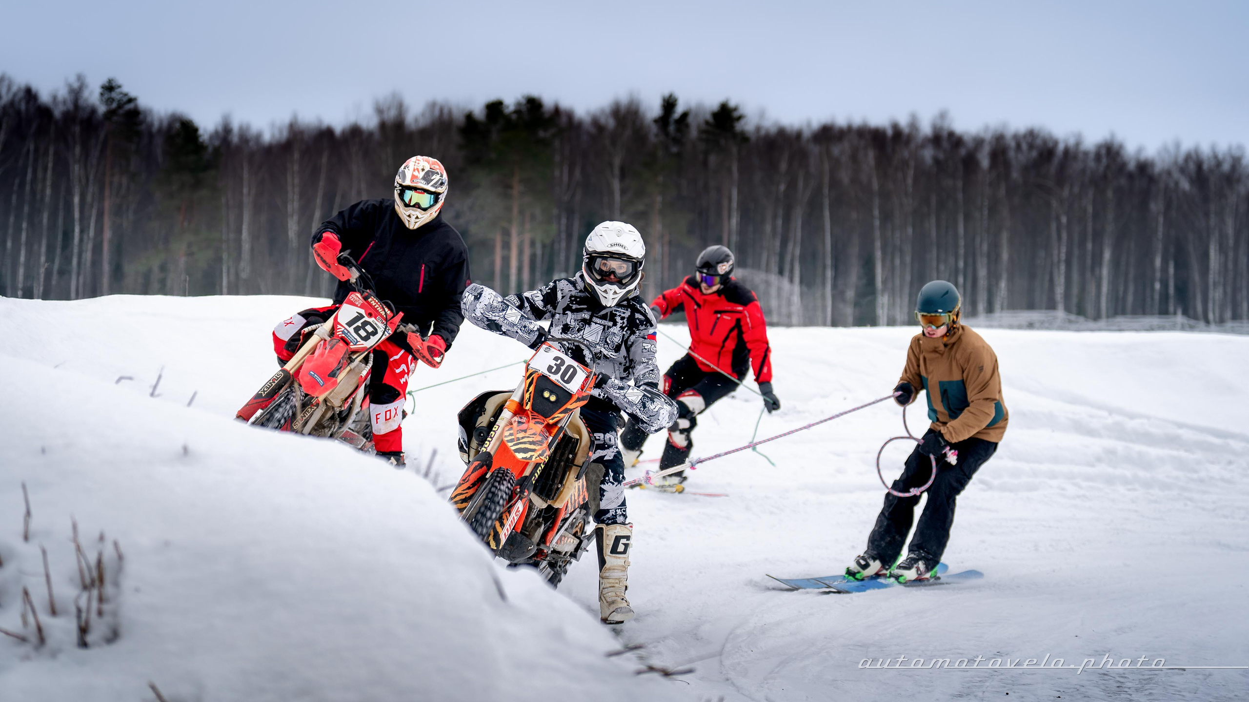 Скийоринг в Конаково 2024/25. 1 этап