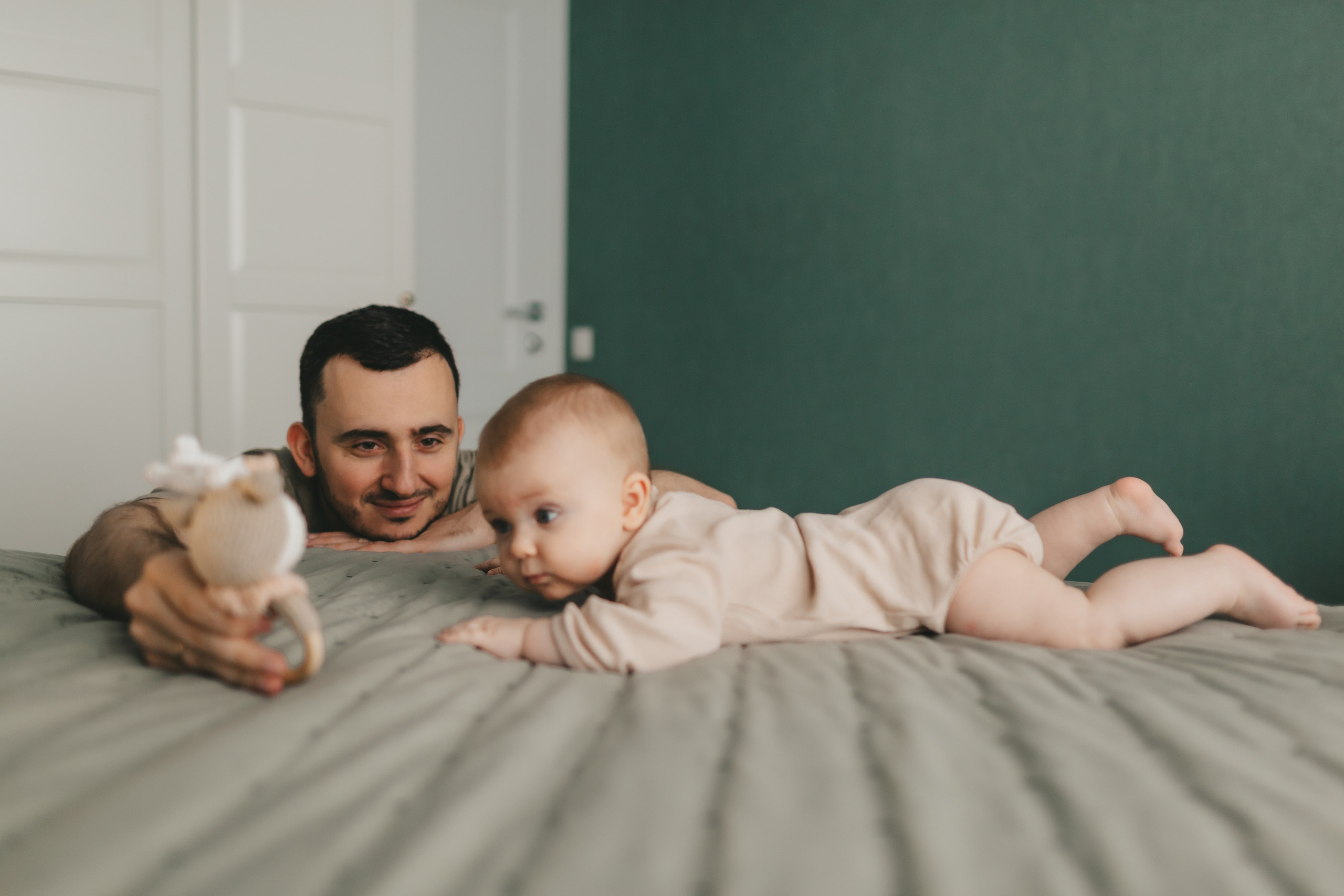 Женя, Юля и Вероника (домашняя фотосессия). Семейный и детский фотограф и видеограф в Москве, Дрокина Наталья