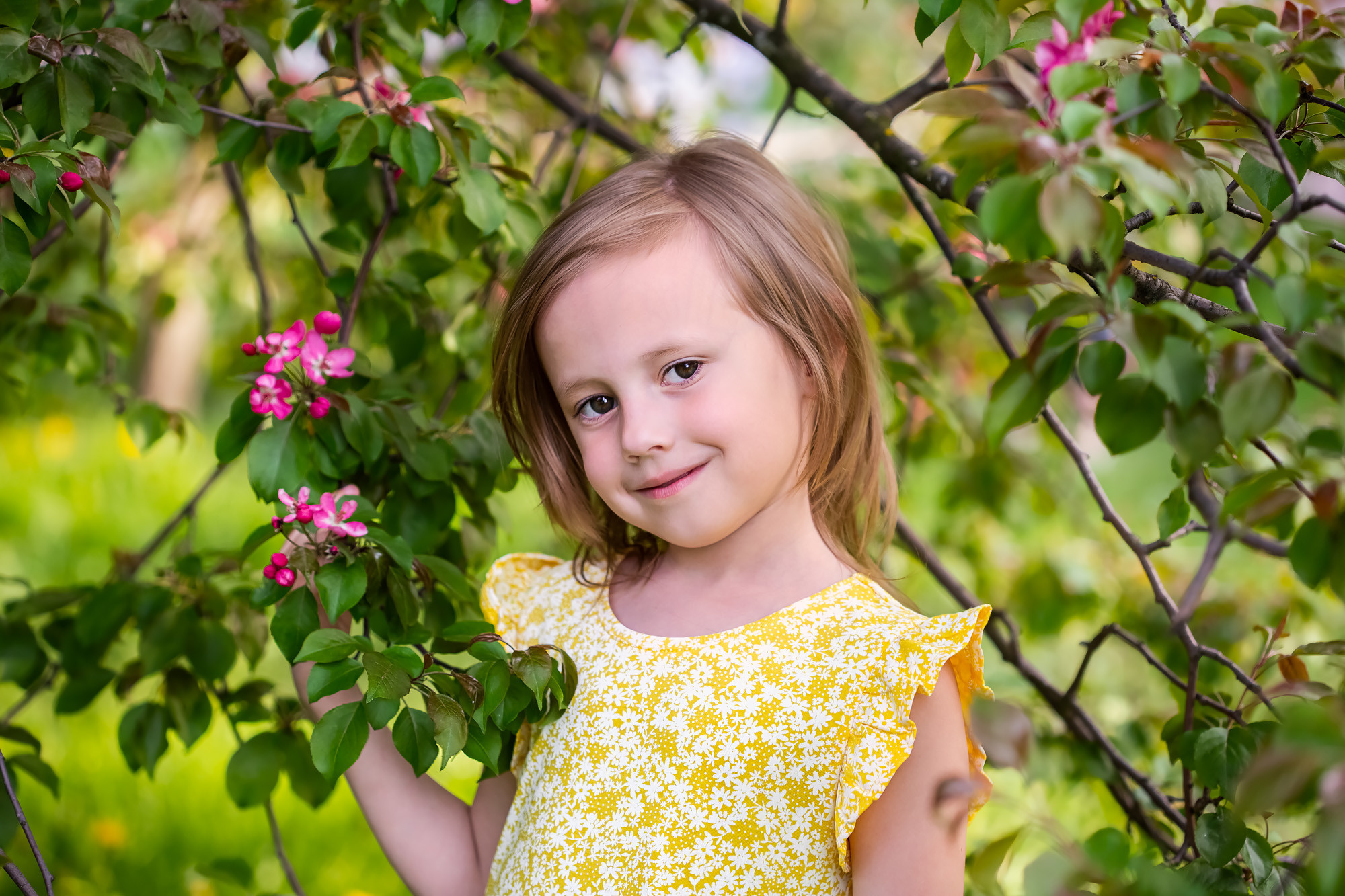 Фотосессия цветения для детей и семей. Галина Шарапова Детский и семейный фотограф Москва