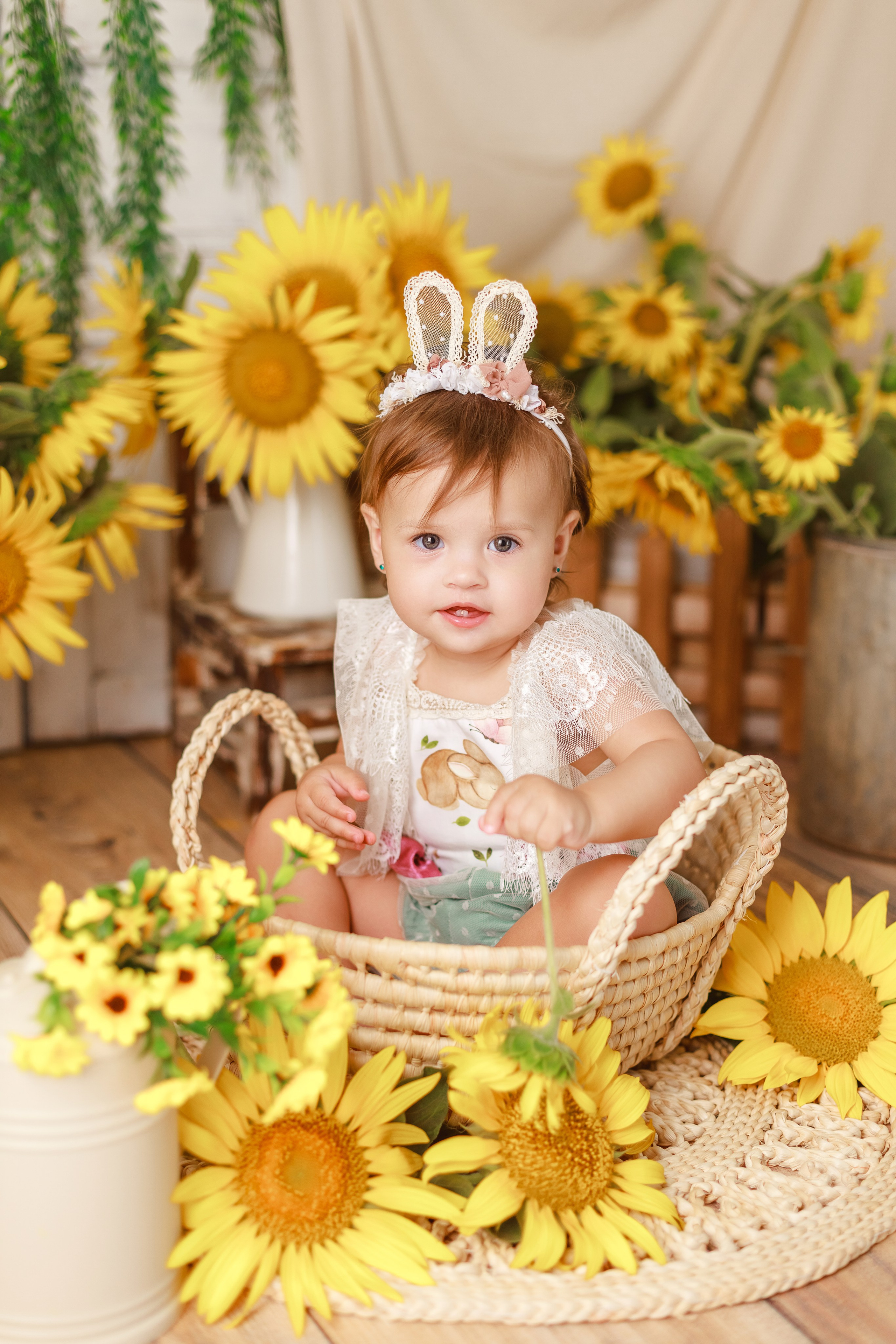 Подсолнухи. Детский и семейный фотограф в Краснодаре Альбина Морозова