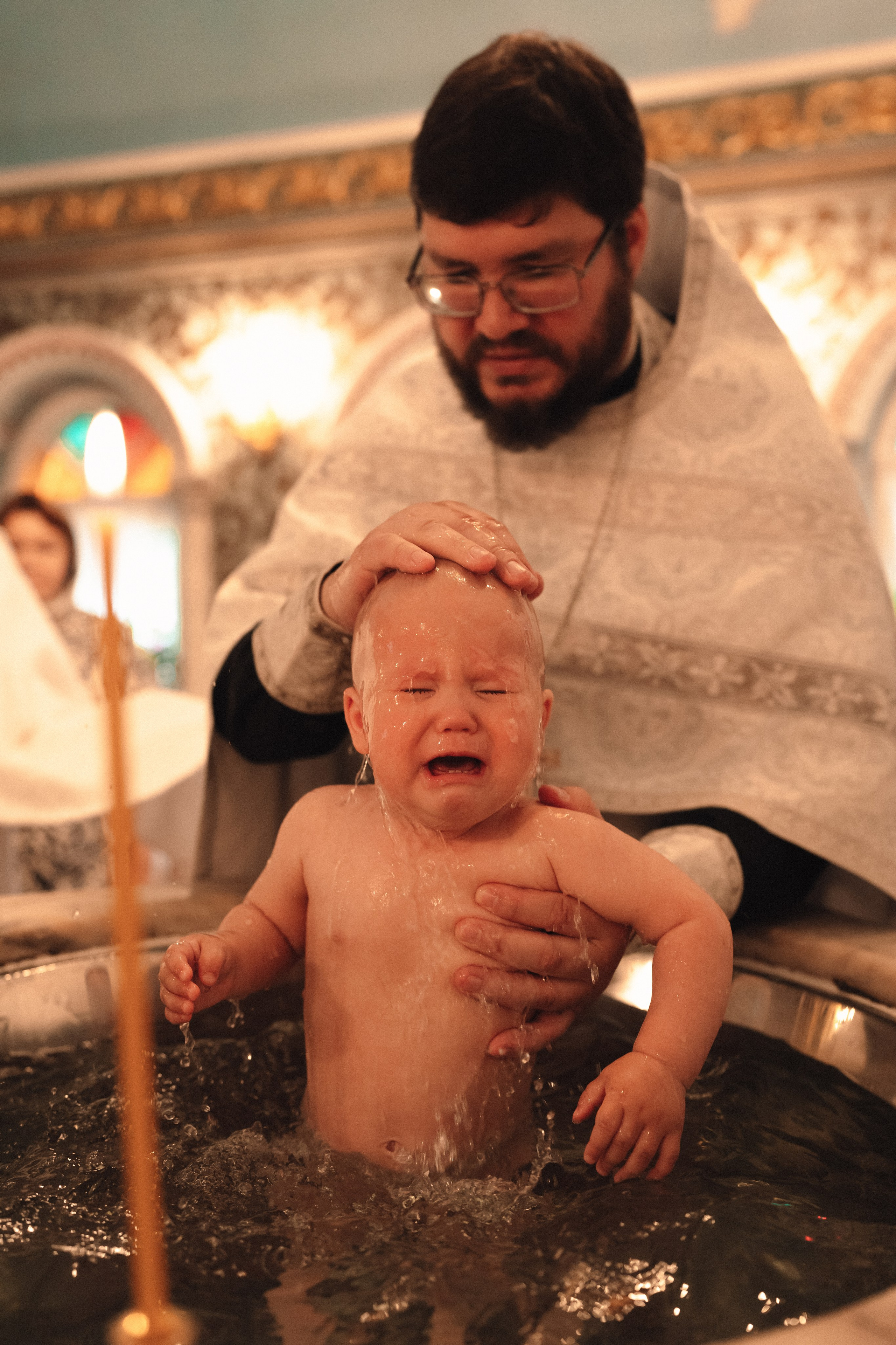 Таинство крещения. Семейный фотограф Валерия Фабричникова, Москва