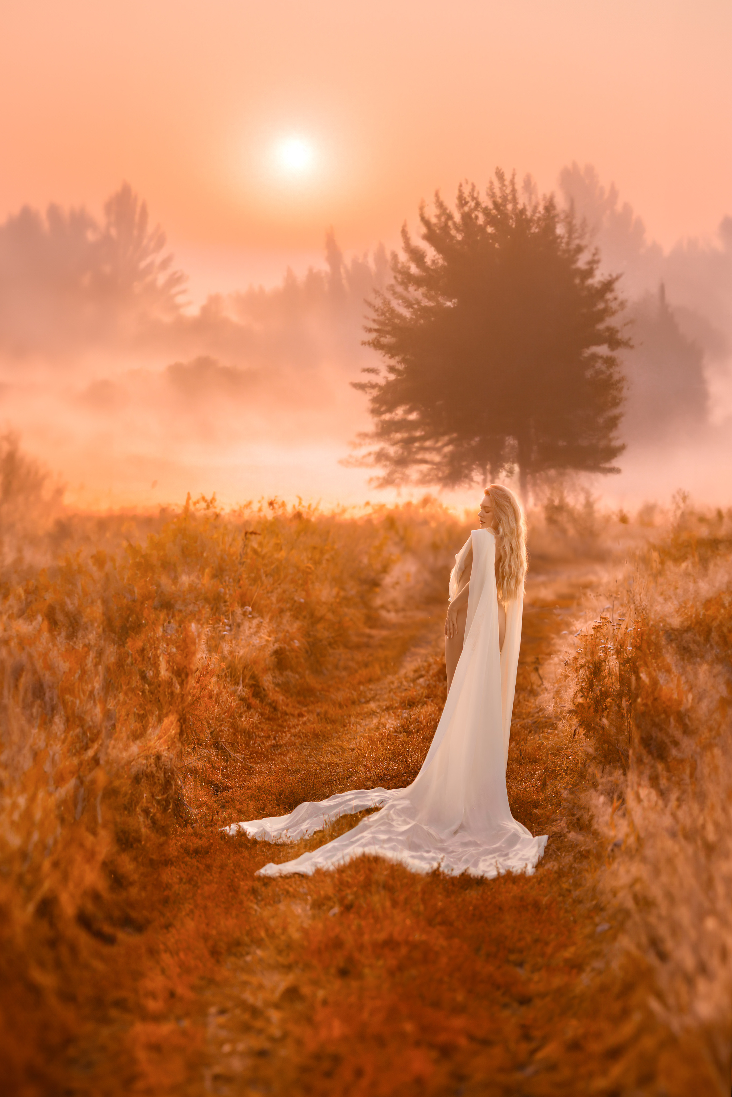 фотосессия в тумане 