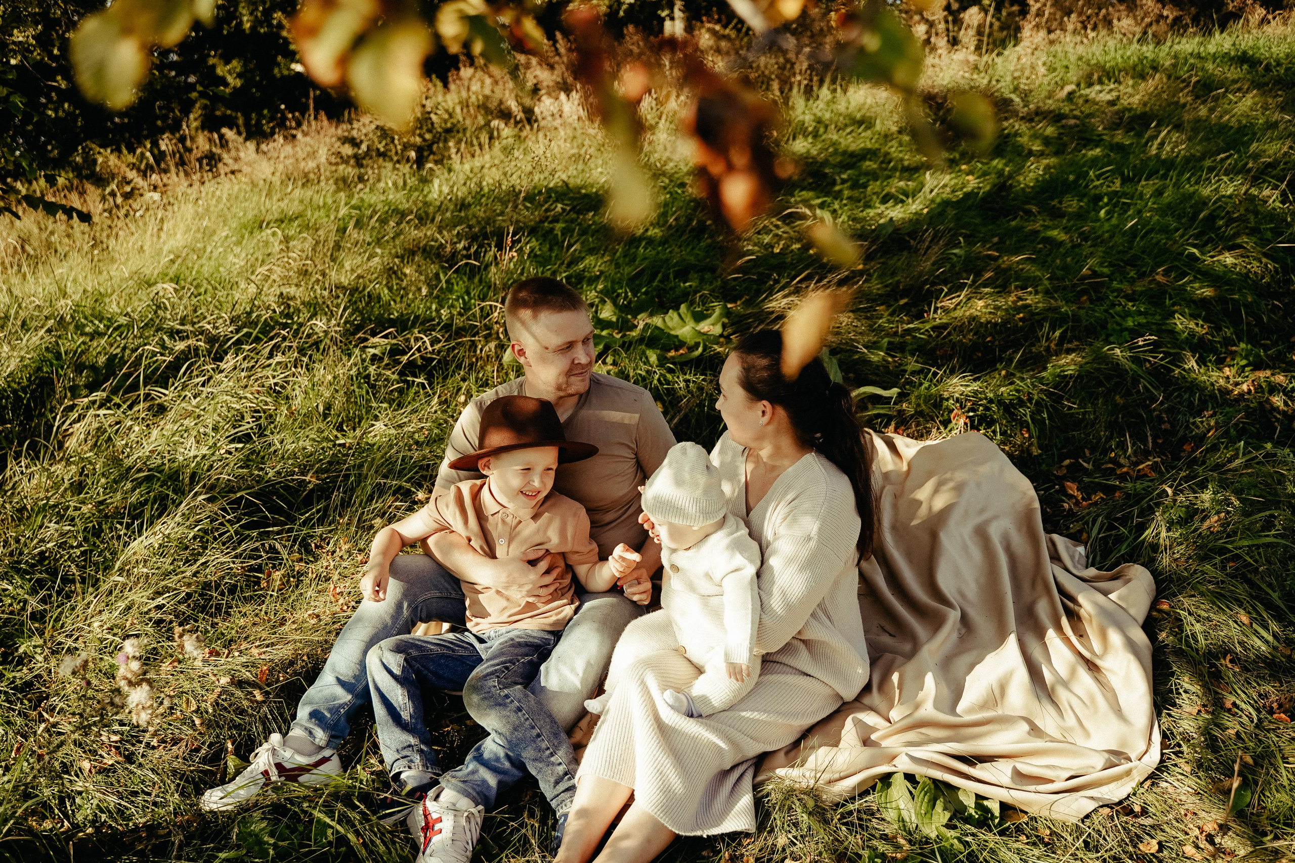 Семейная съемка осенью