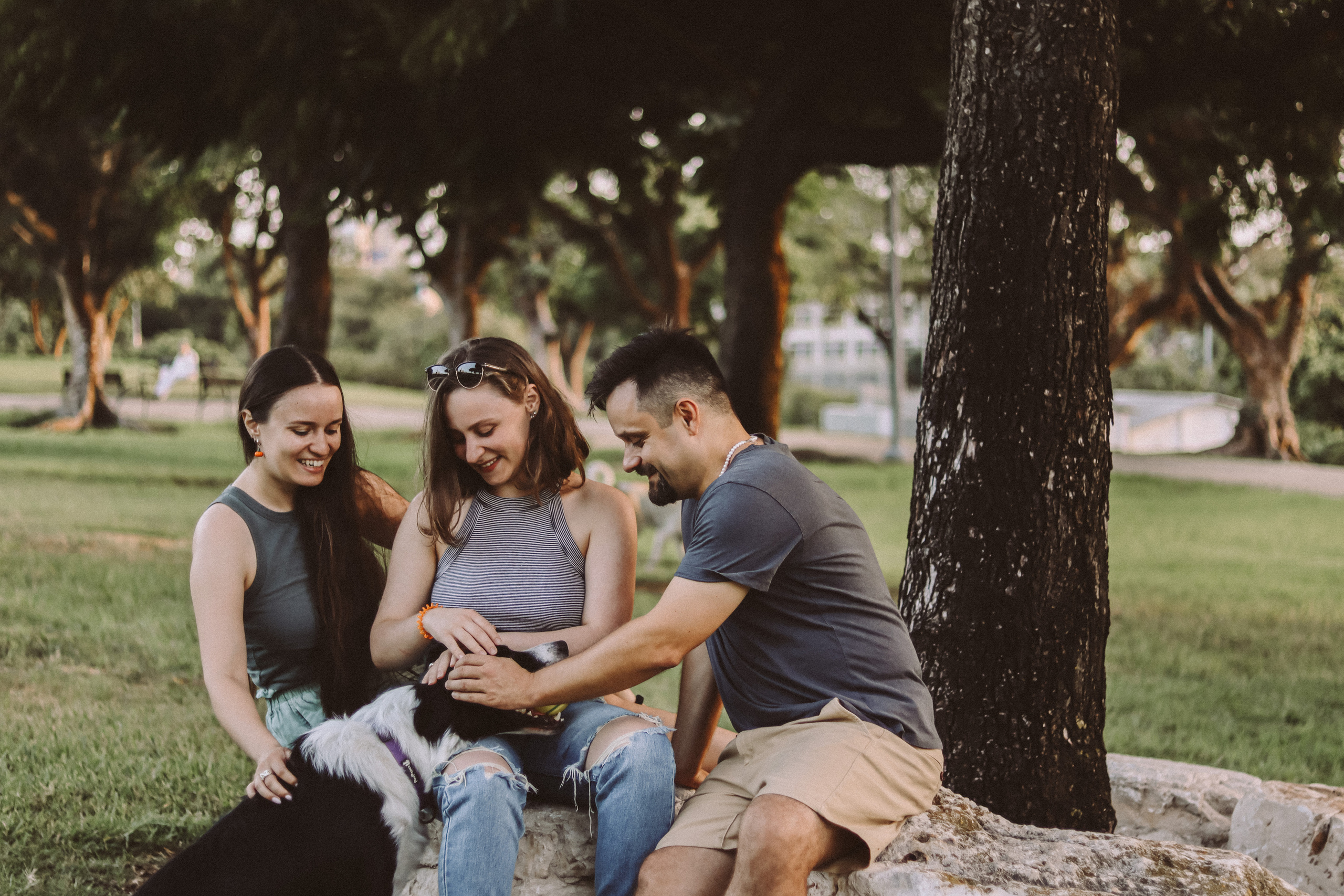 Ivan, Sonya and Orly, September 2023. Photographer in Israel Alice Milchin