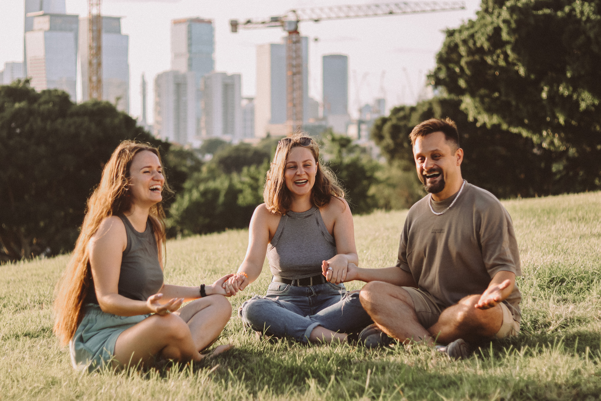 Ivan, Sonya and Orly, September 2023. Photographer in Israel Alice Milchin