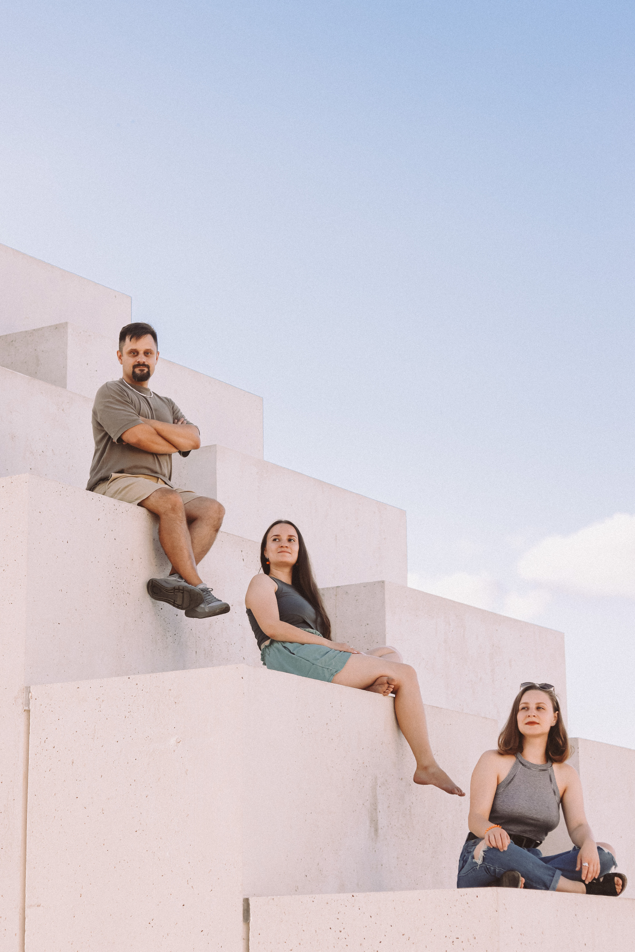 Ivan, Sonya and Orly, September 2023. Photographer in Israel Alice Milchin