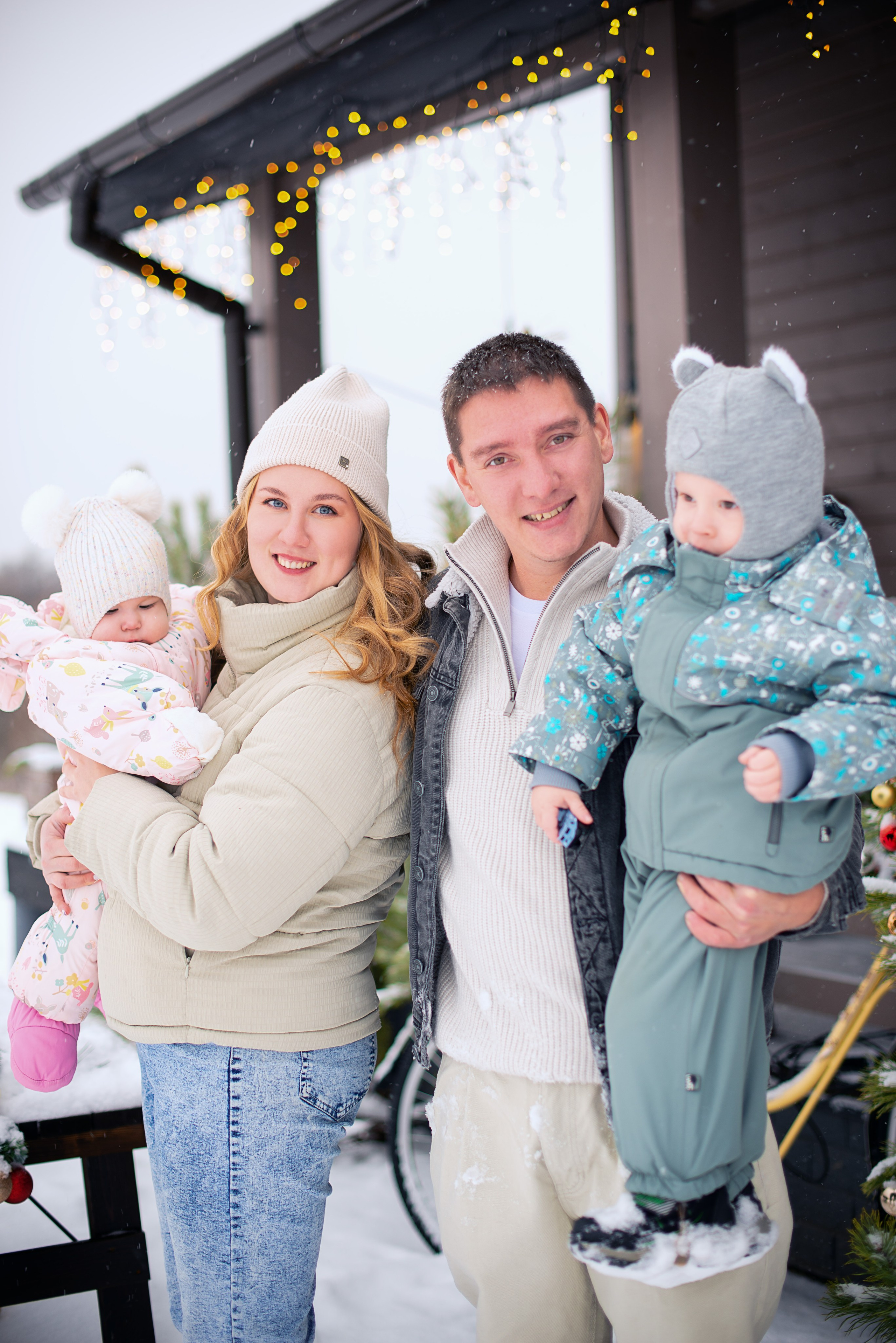 Новогодние съёмки. Семейный и портретный фотограф Надежда Вылку