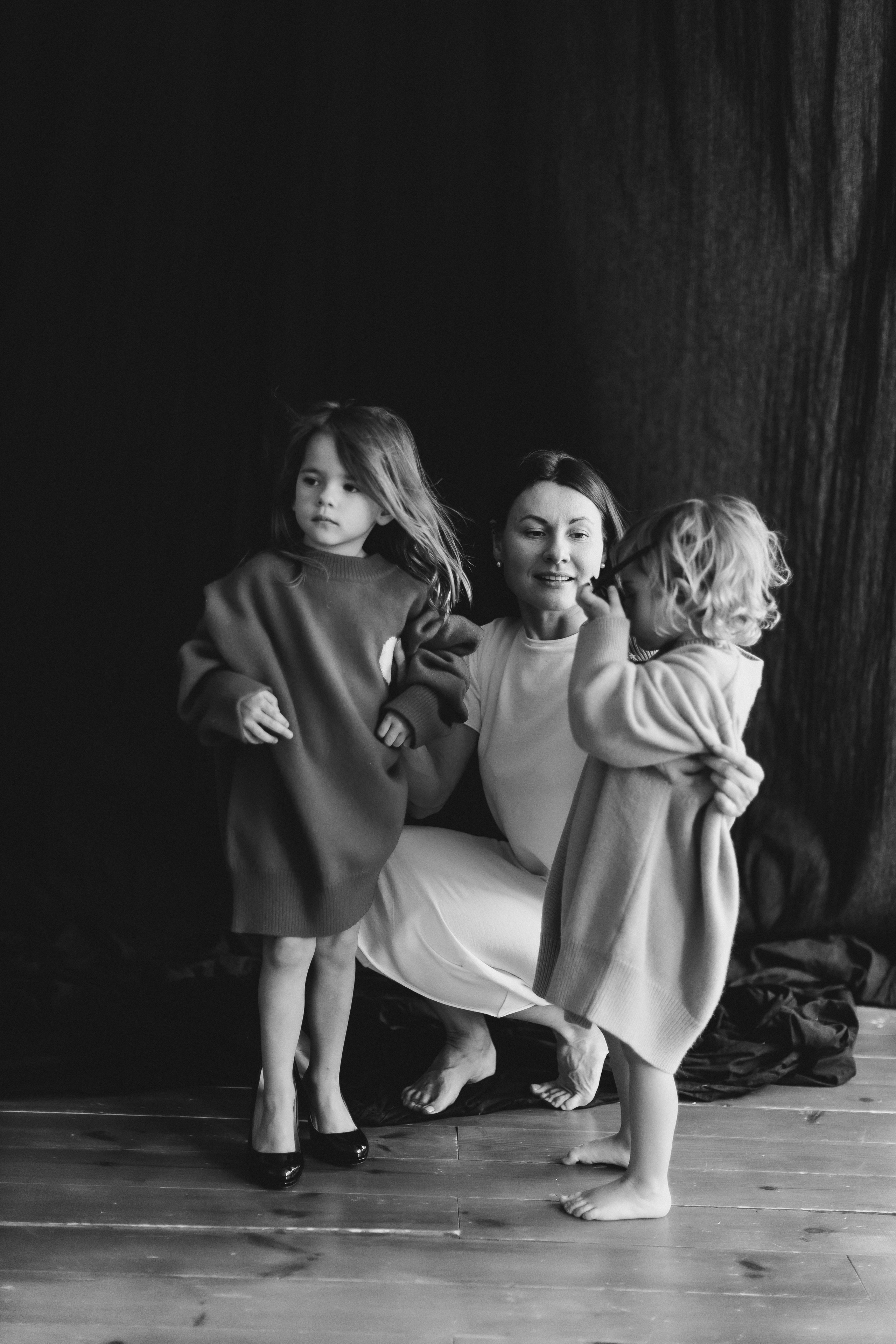 Мама и девочки. Евгения Пелипас