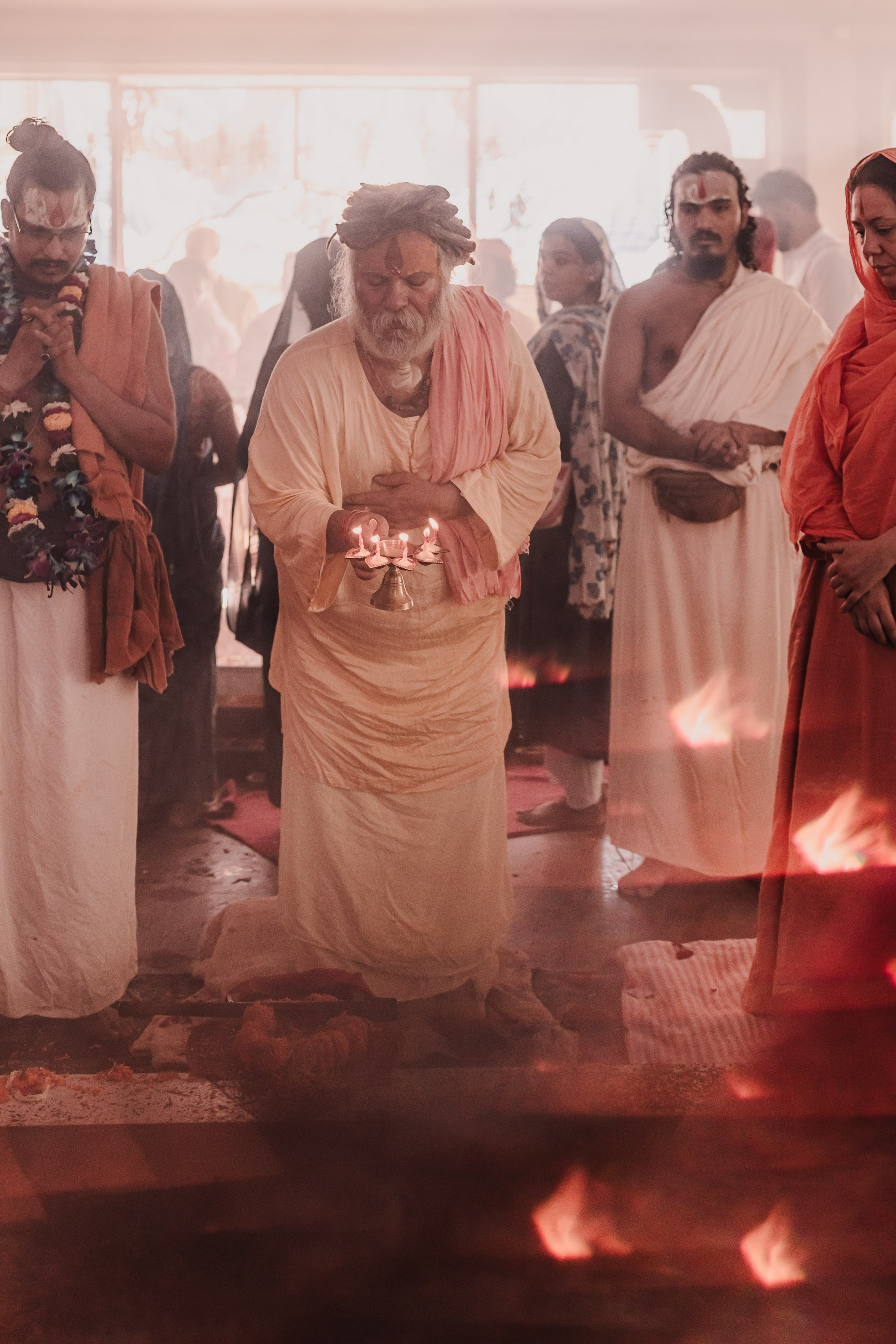 Navaratri yajna at Devraha Baba Ji ashram. Мариам Багдасарян