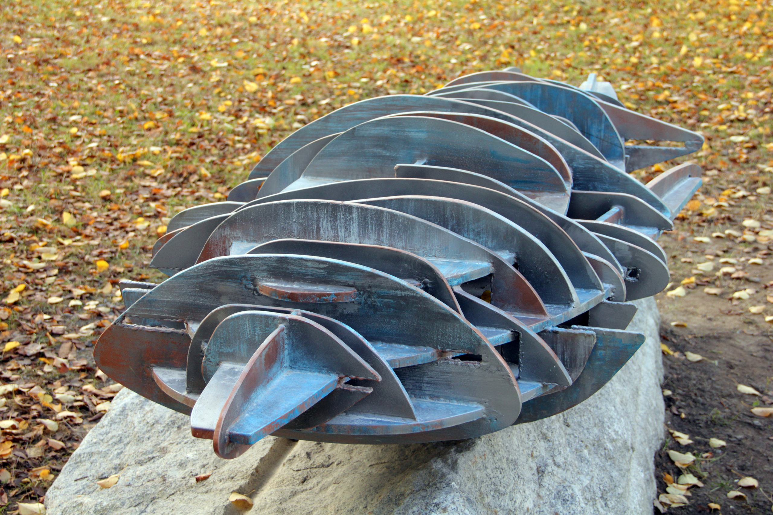 Тишина или большие деревья /СПб/Сад Нева/2013. Художник — скульптор Антонина Фатхуллина