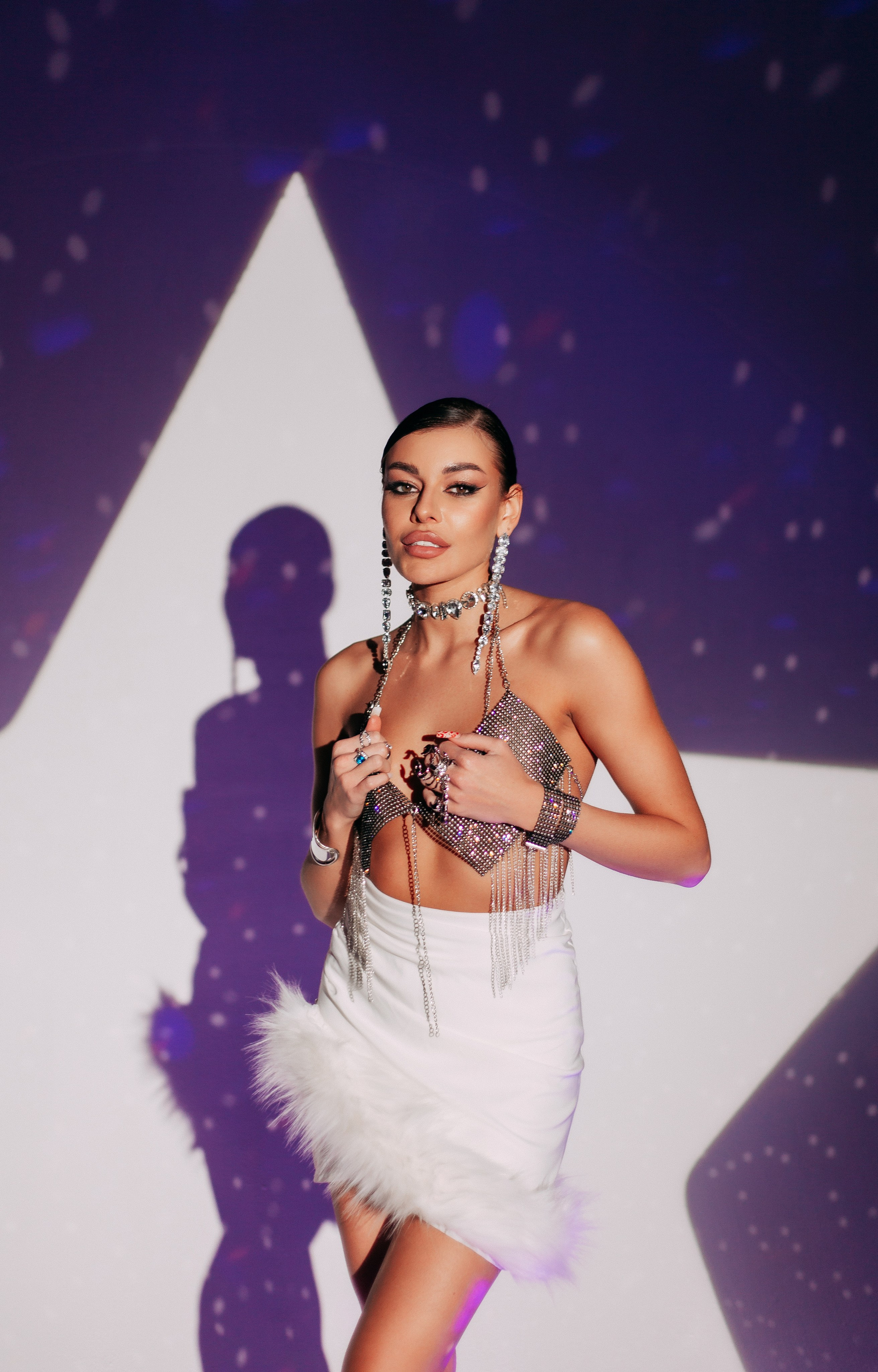 Маска гобо + цветные фильтры. Фотограф Москва Дарья Дорожинская