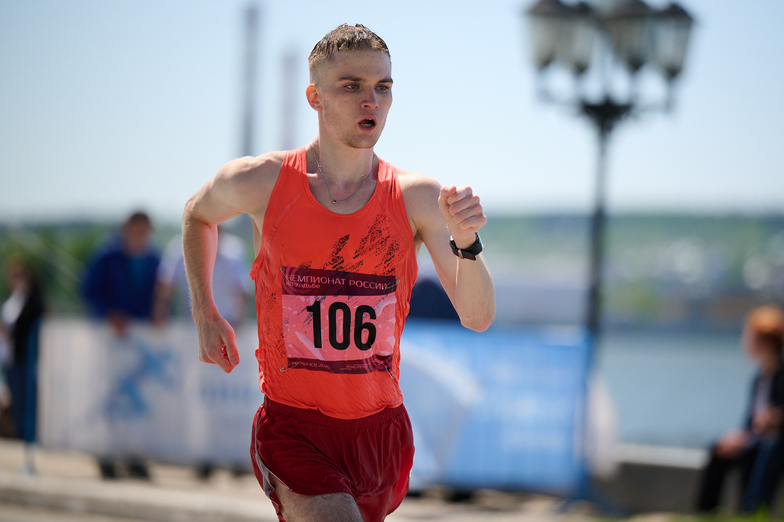 Чемпионат России по спортивной ходьбе 2025. Спортивный репортажный фотограф в Ижевске Сергей Мерзляков