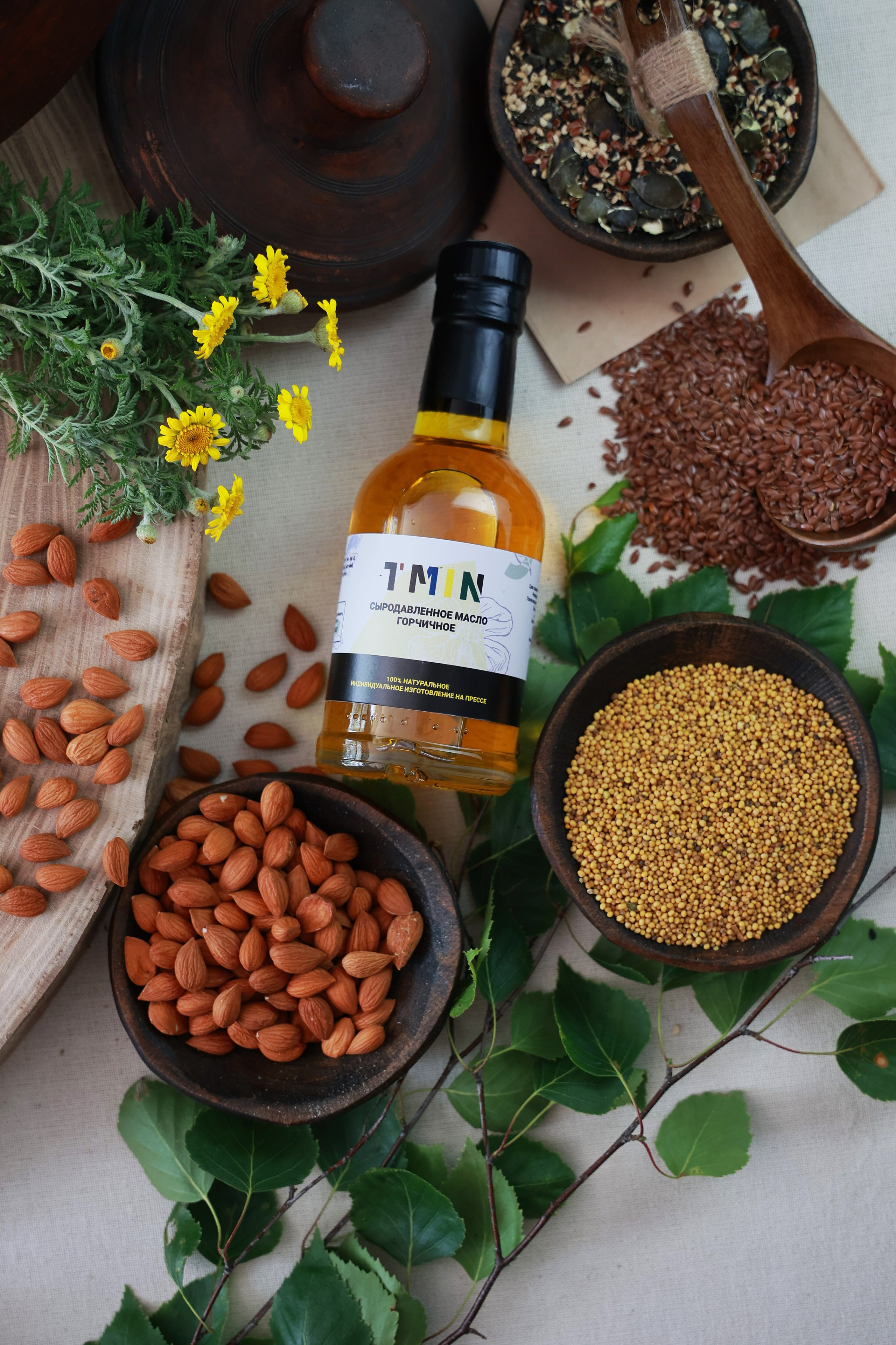 Масла холодного отжима «Tmin». Фотограф, видеограф