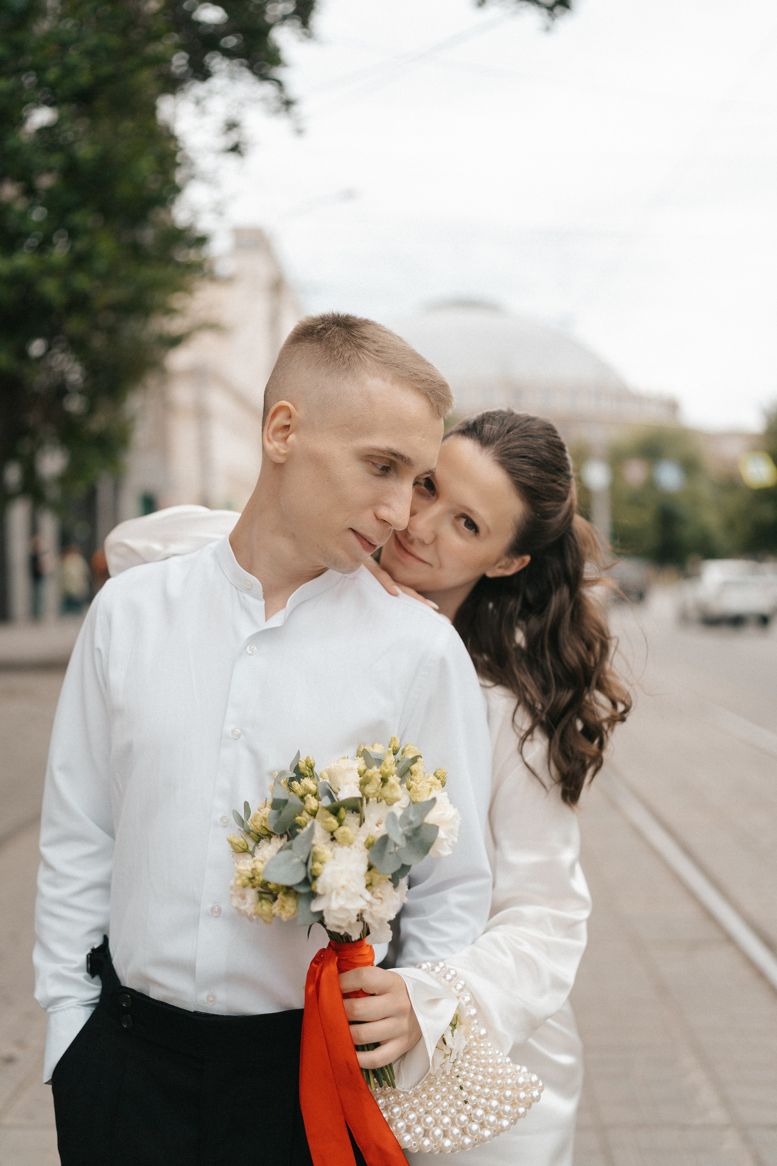 Никита и Аня в городе. Семейный, портретный фотограф Новосибирск. Оля Адова