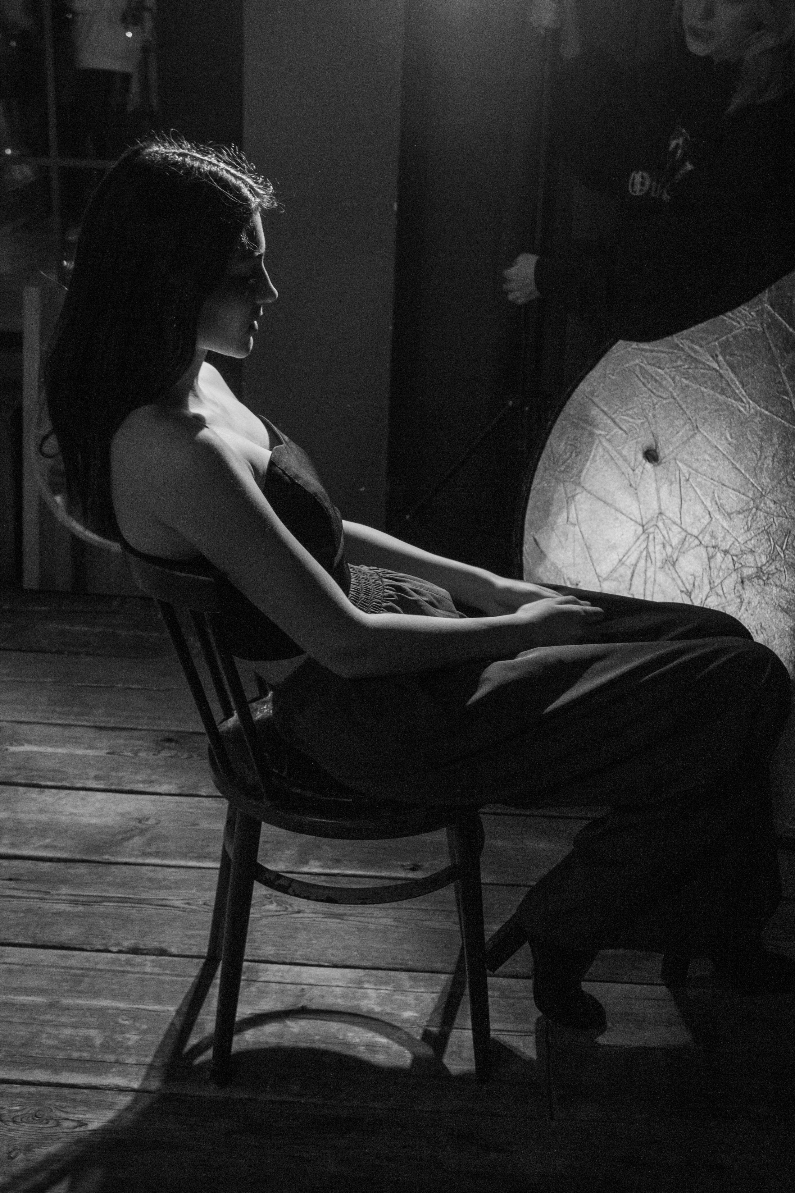 Алина в студии «Камера обскура». Фотограф Екатерина Козловская