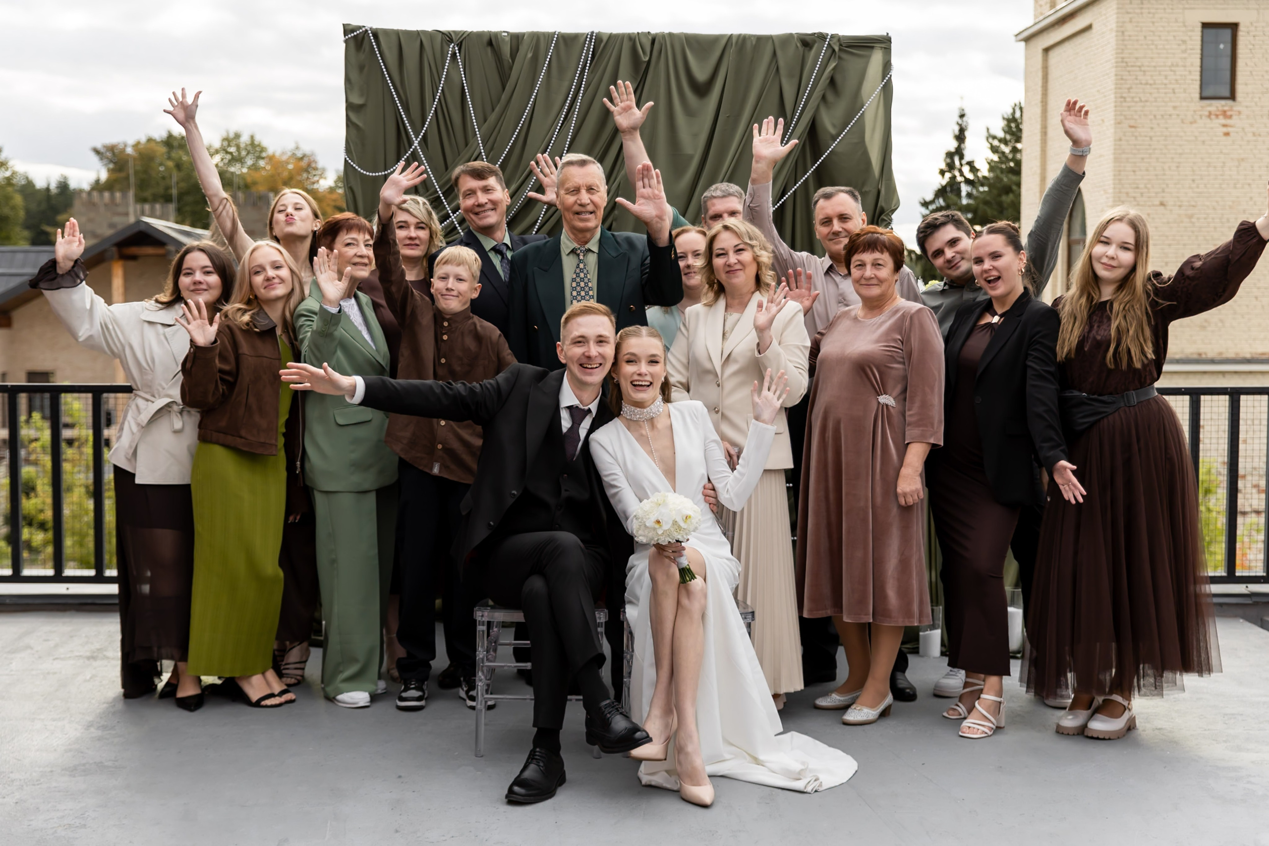 Выездная регистрация + Барвиха + банкет. Свадебный и семейный фотограф в Москве Диана Левченко