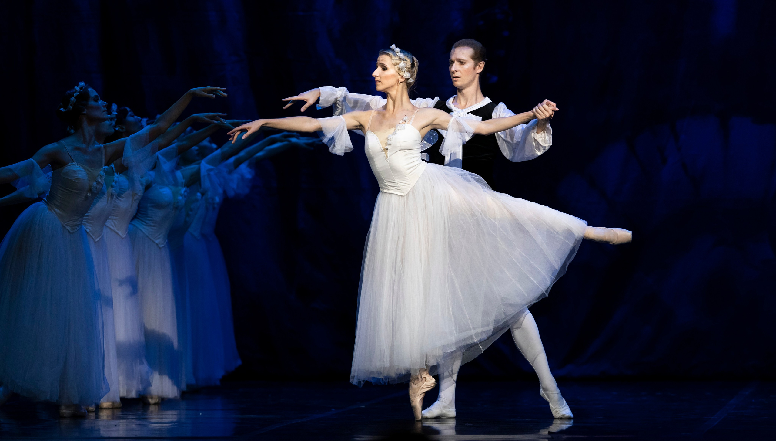 Шопениана театр САЦ для Летних балетных сезонов. Балетный фотограф Москва Майоров Николай