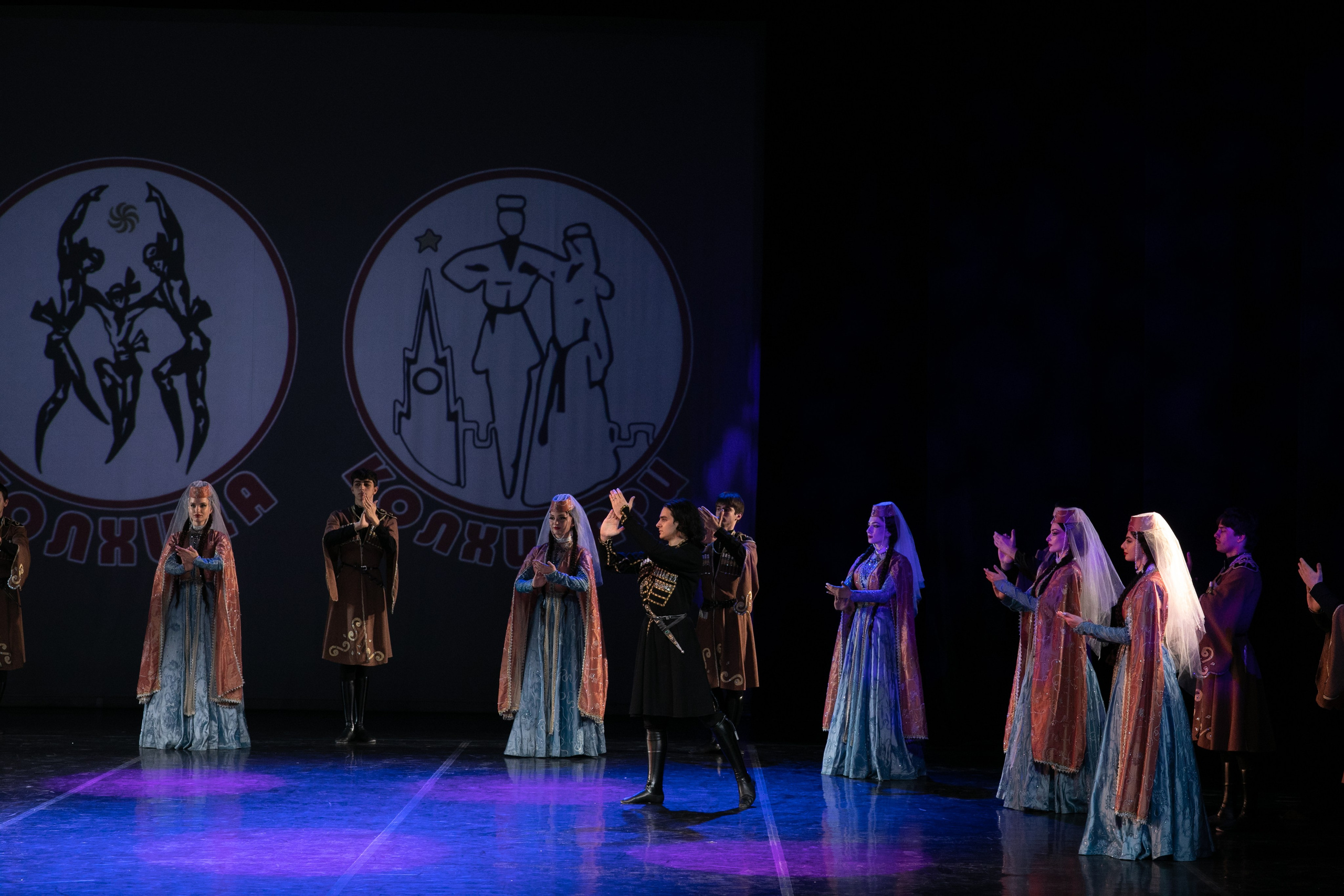 Концерт, грузинские танцы. Art photographer Nino