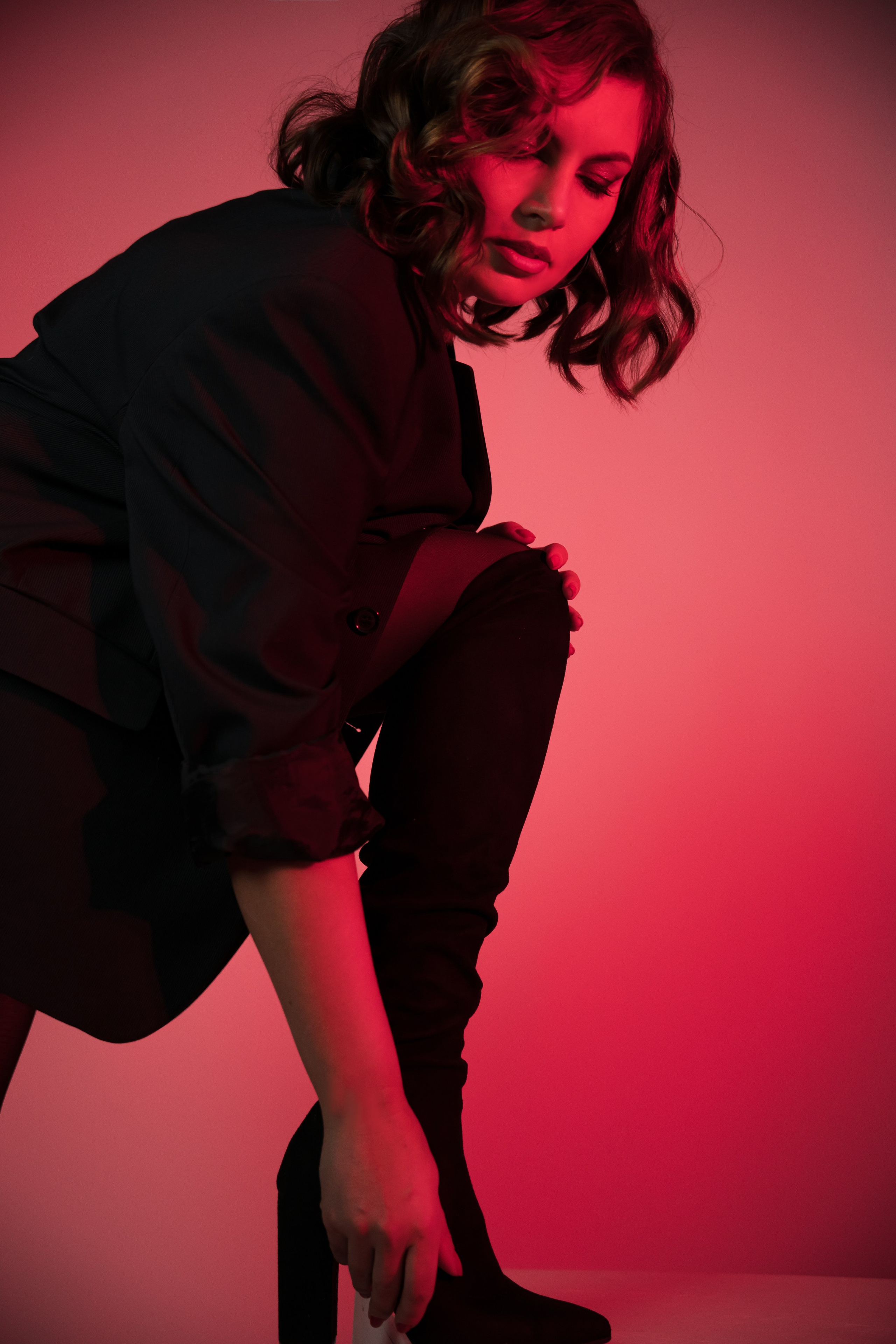 фотосессия в пиджаке